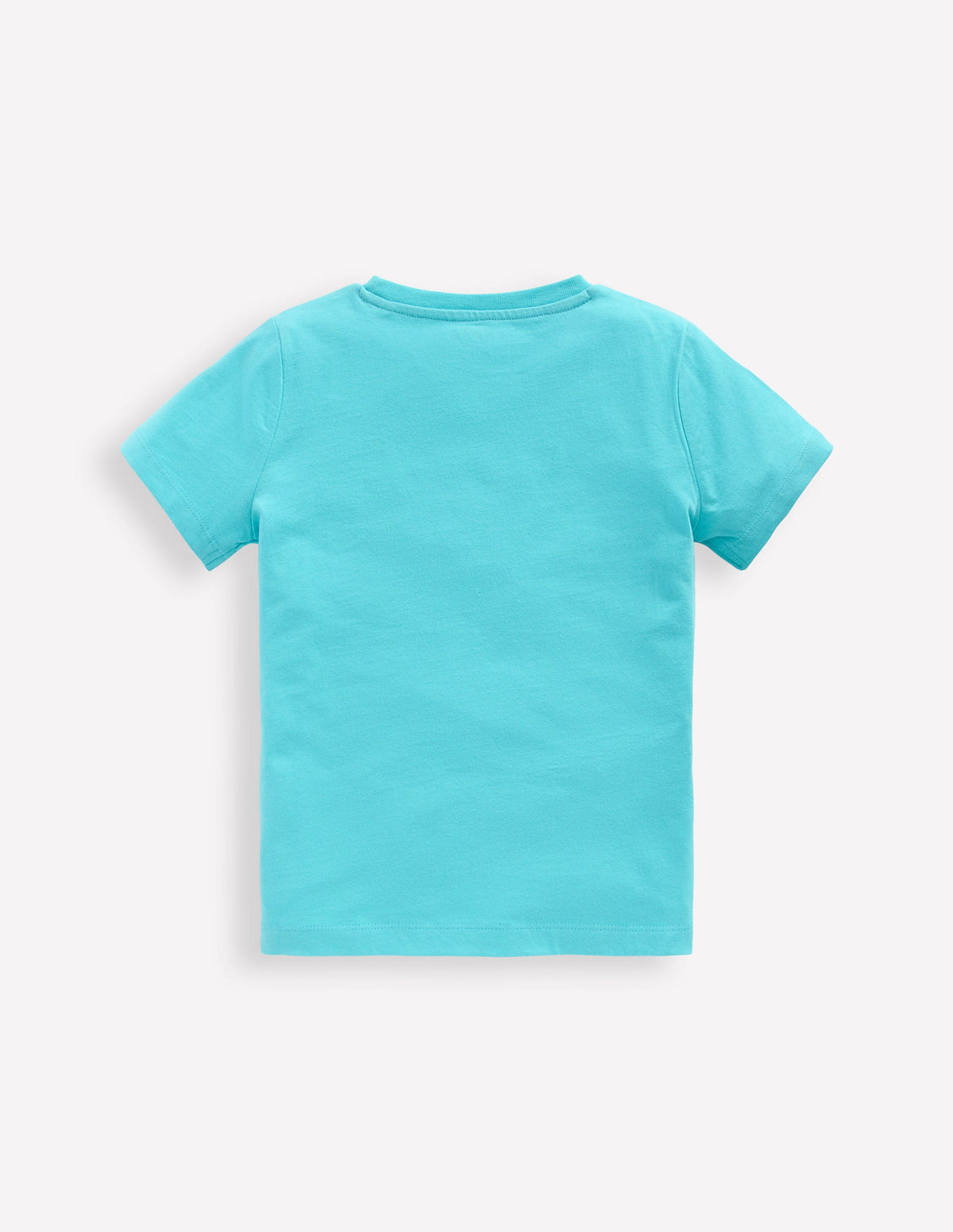 T-Shirt mit Superstitch-Design-Aqua Meeresblau Elefant-2