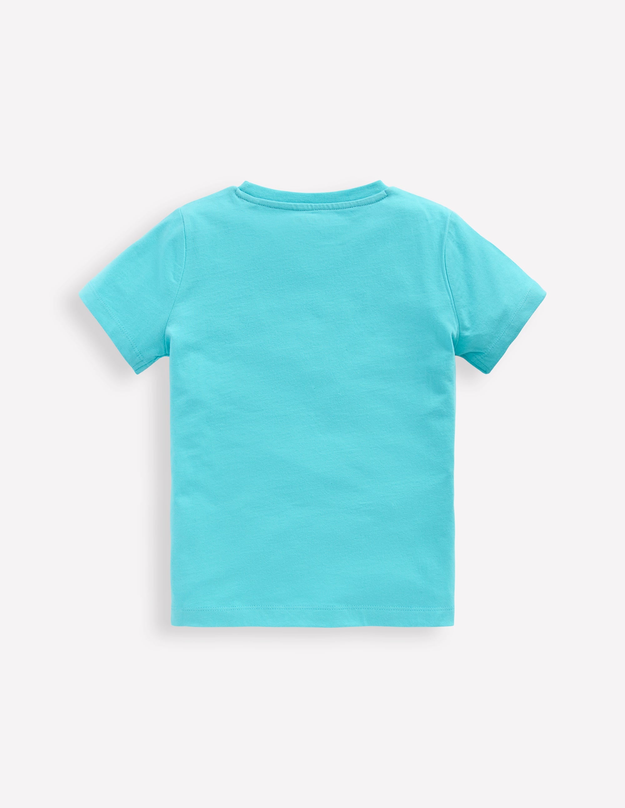 T-Shirt mit Superstitch-Design-Aqua Meeresblau Elefant - Image 2