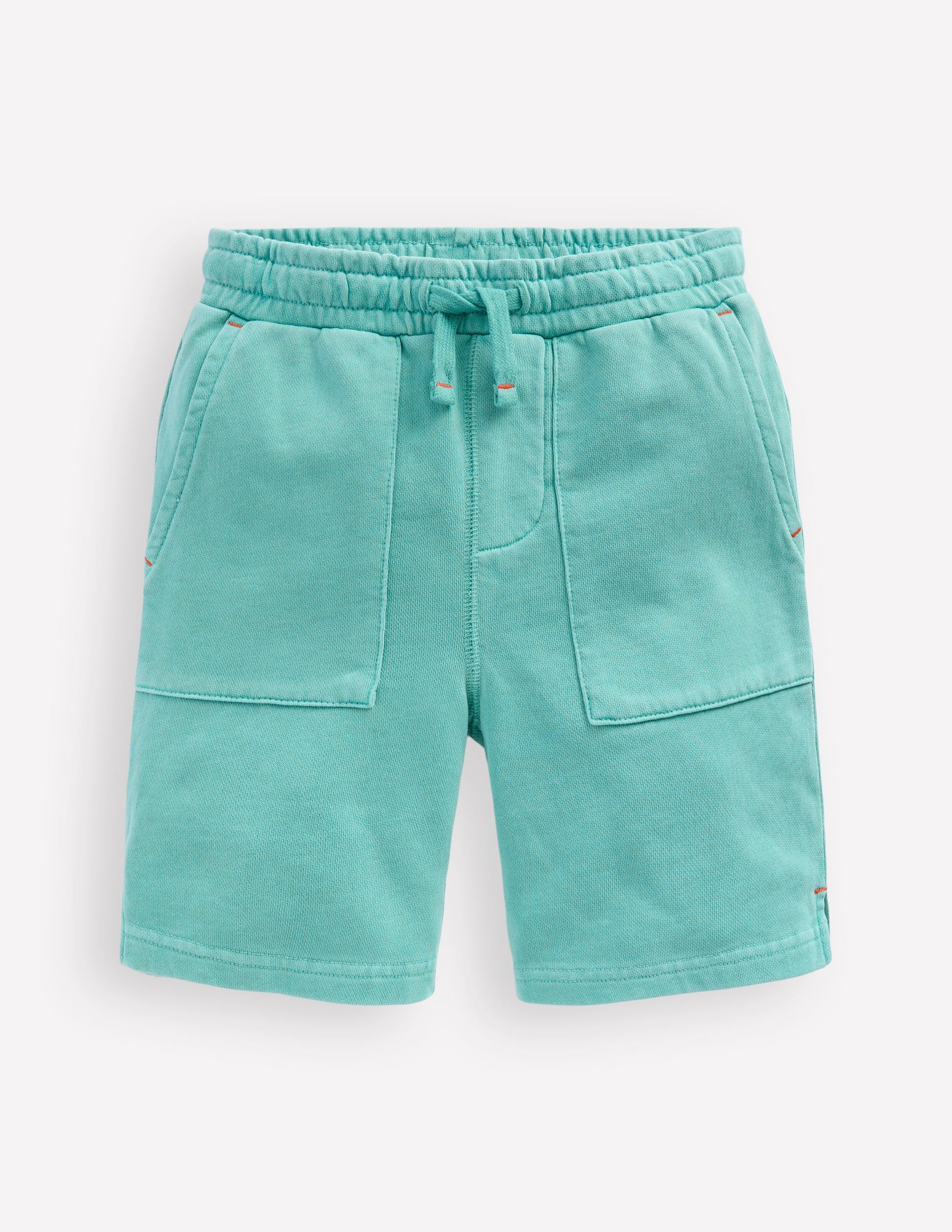 Stückgefärbte Sweatshorts-Morgendämmerungsblau-1
