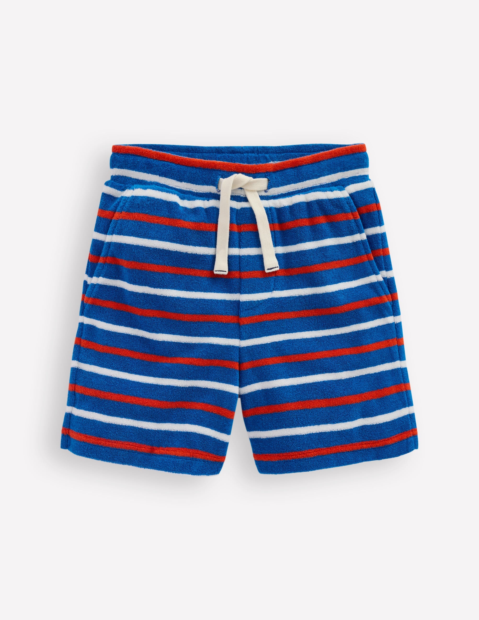 Frottee-Shorts-Blau Streifen - Image 1