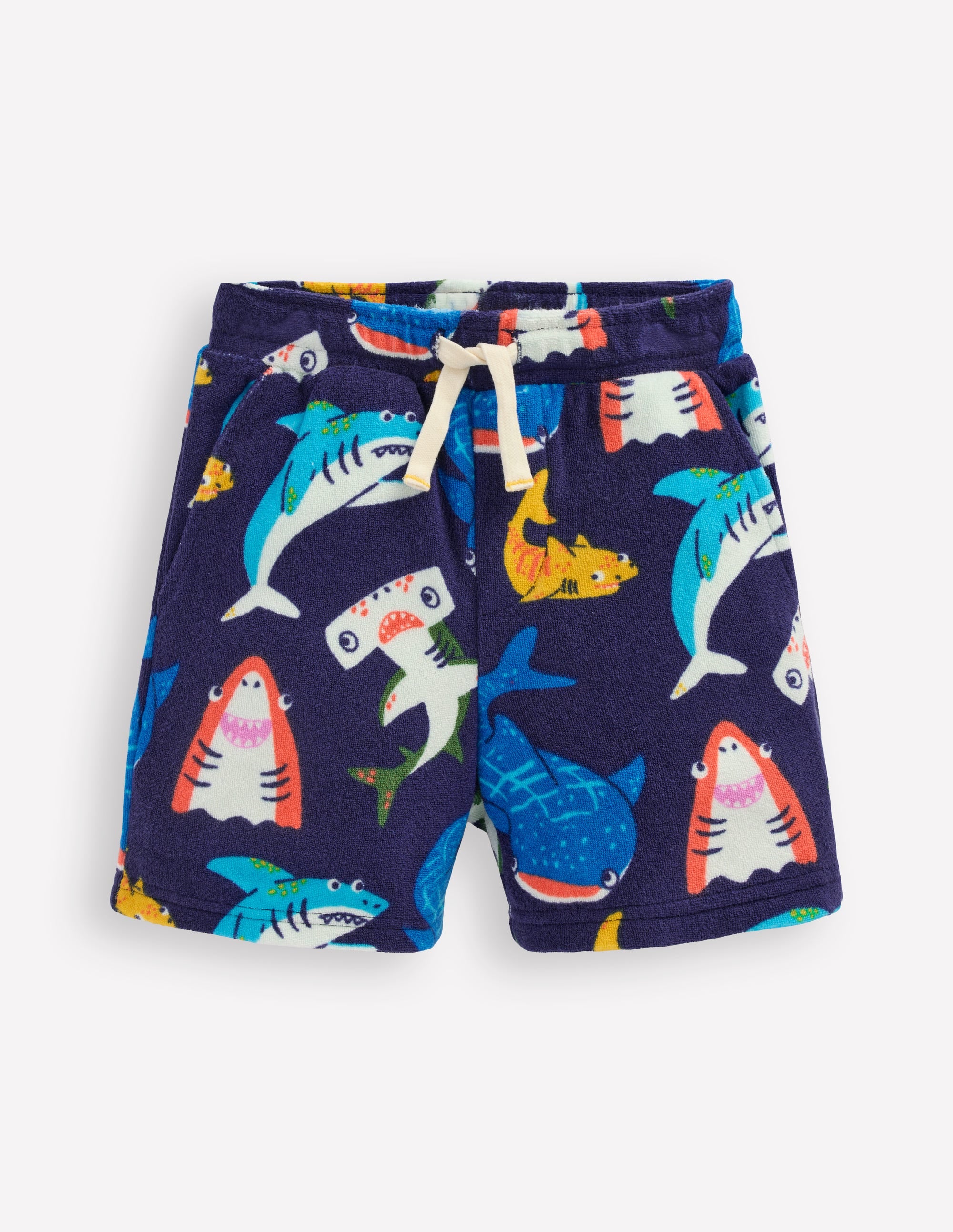 Frottee-Shorts-Marineblau Haie - Image 1