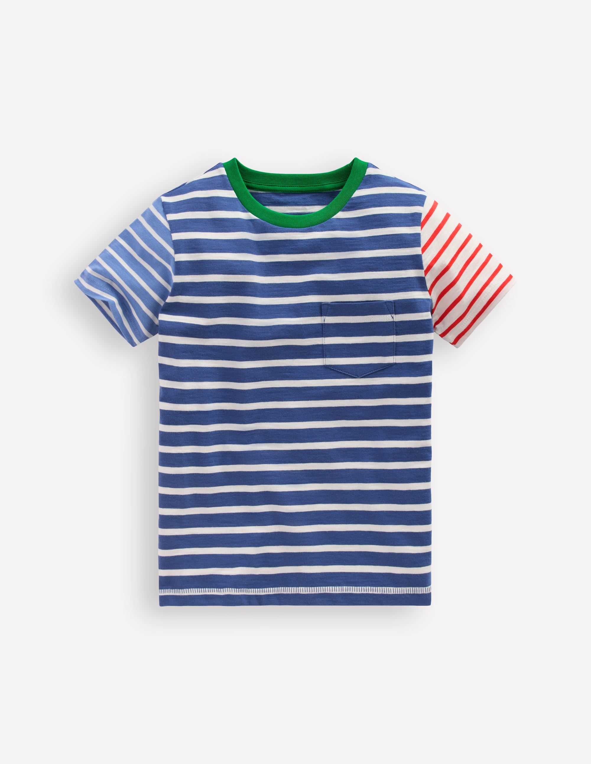 T-Shirt für den Alltag-Bunt Kuddelmuddel-Ärmel - Image 1
