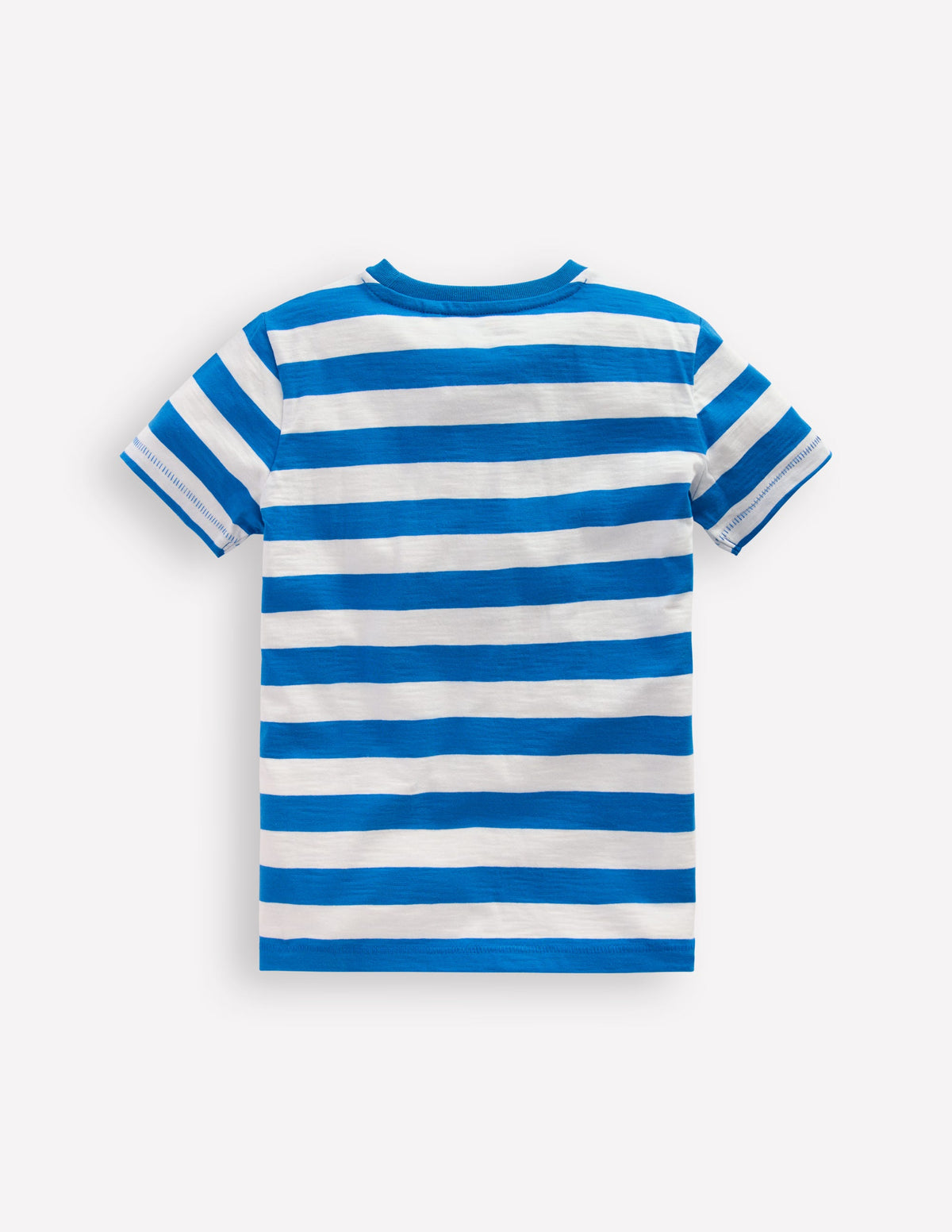 T-Shirt für den Alltag-Eisvogelblau/Sanftes Naturweiß - Image 2