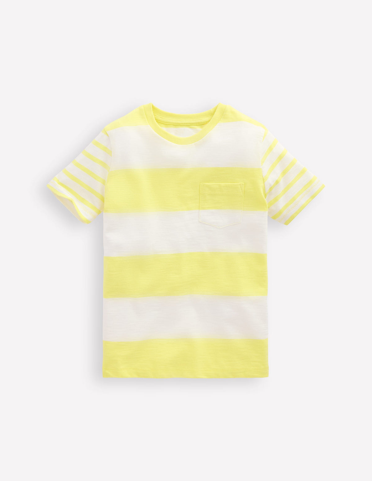 T-Shirt für den Alltag-Gelb Kuddelmuddel-Ärmel-1