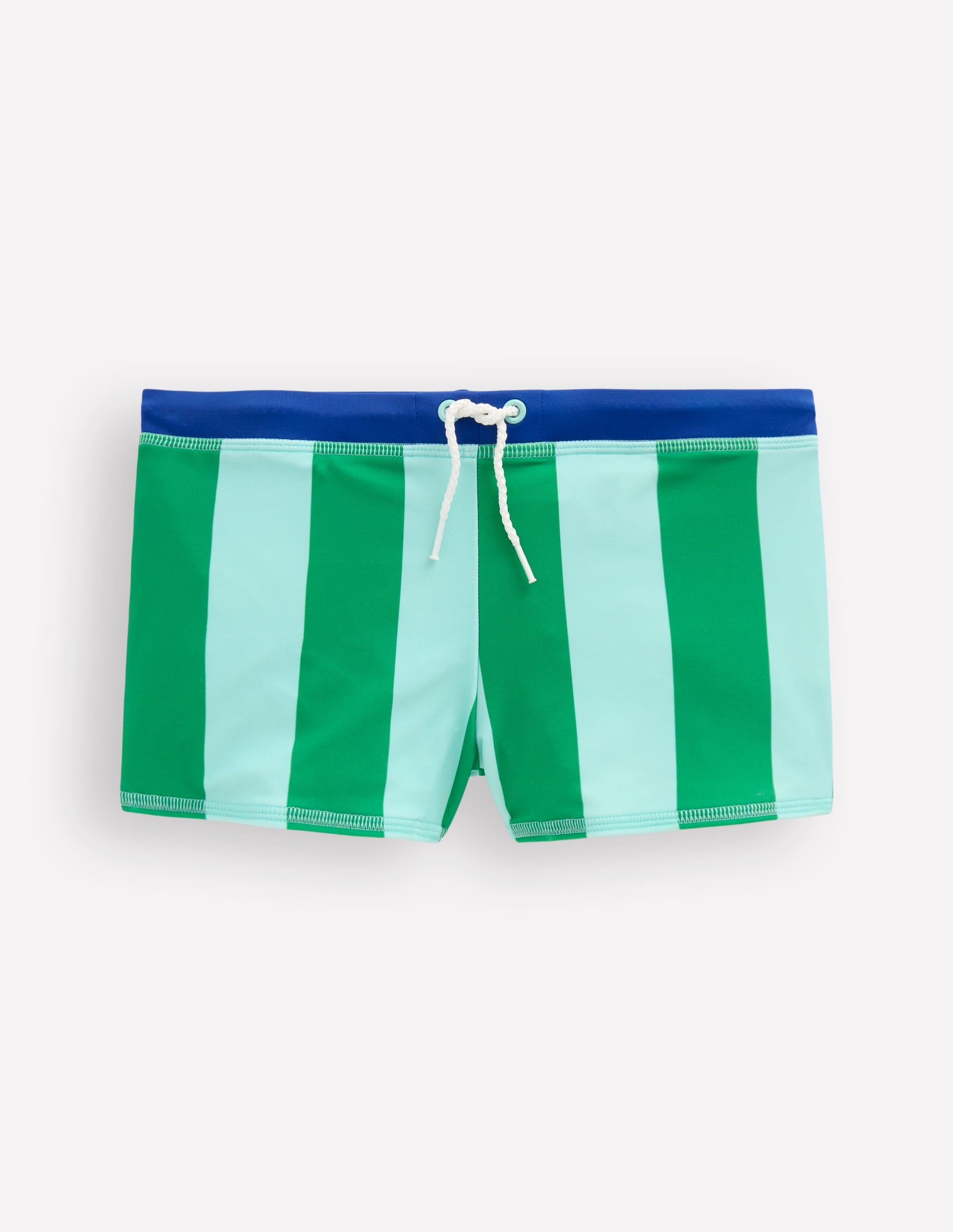 Badehose-Blau/Grün Streifen - Image 1