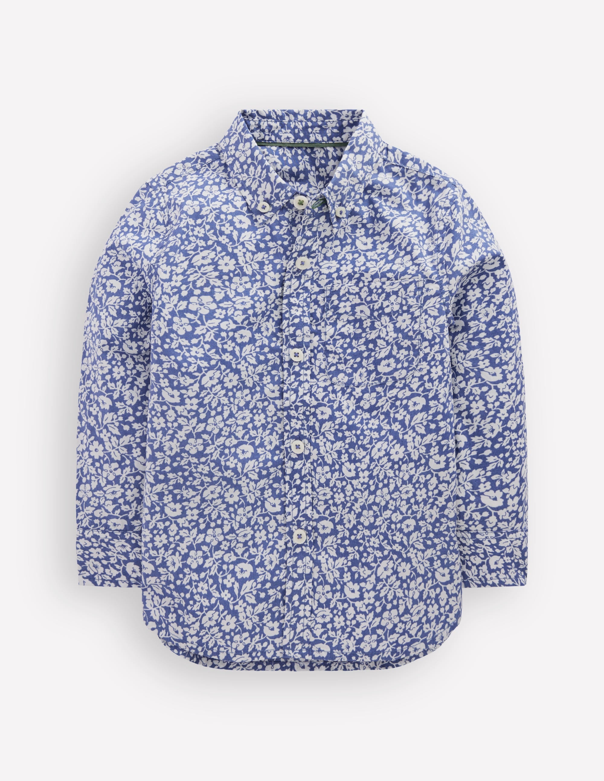 Chemise en coton-Motif petites fleurs - Image 1