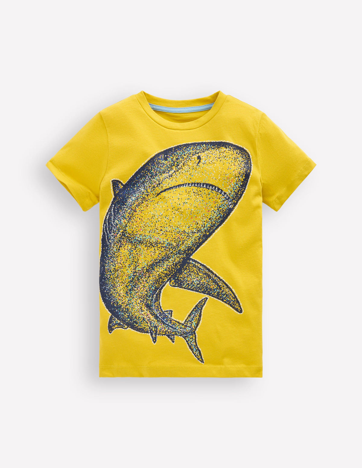 T-shirt phosphorescent-Requin jaune - Image 1