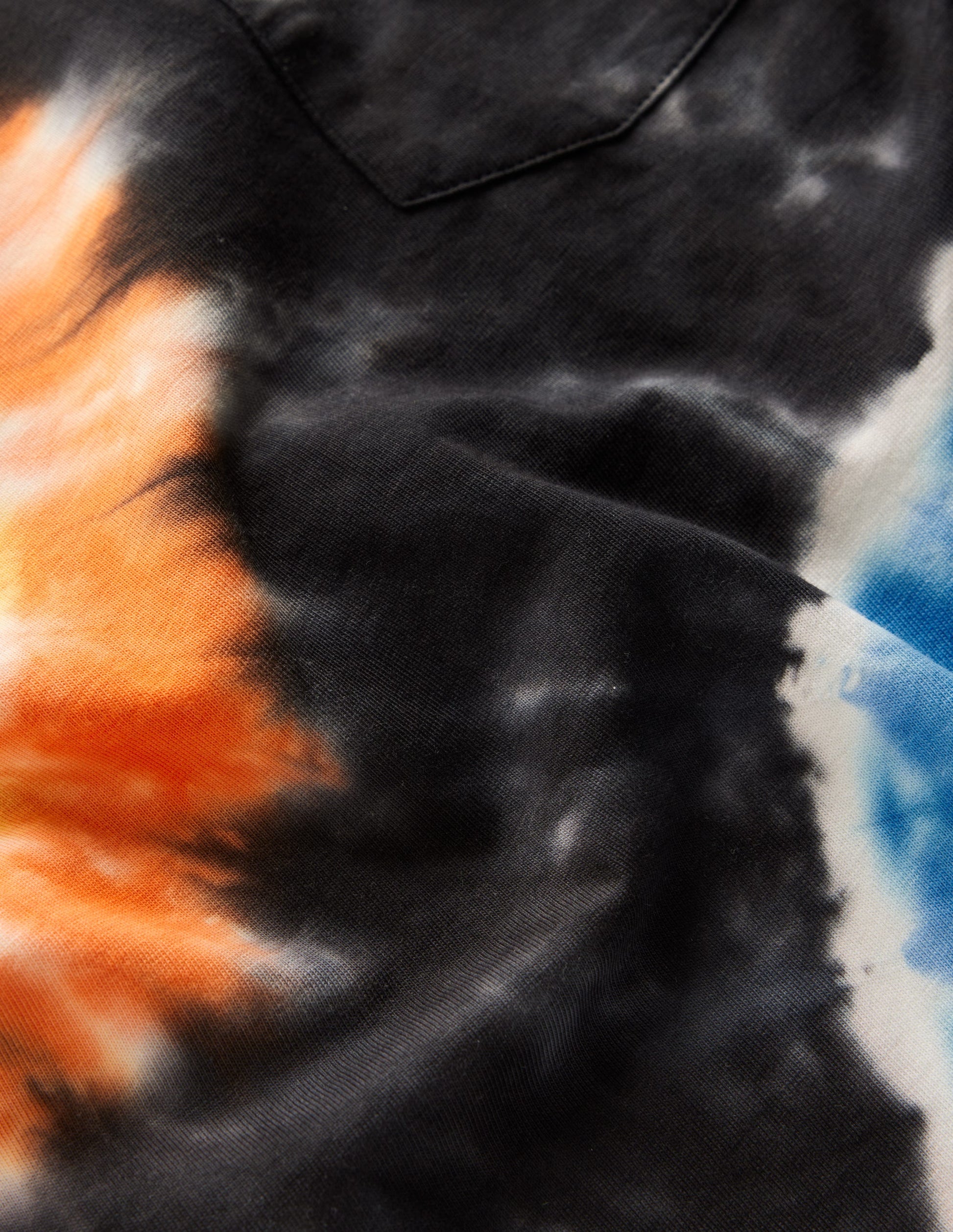 T-Shirt mit Batikmuster-Weltall-3