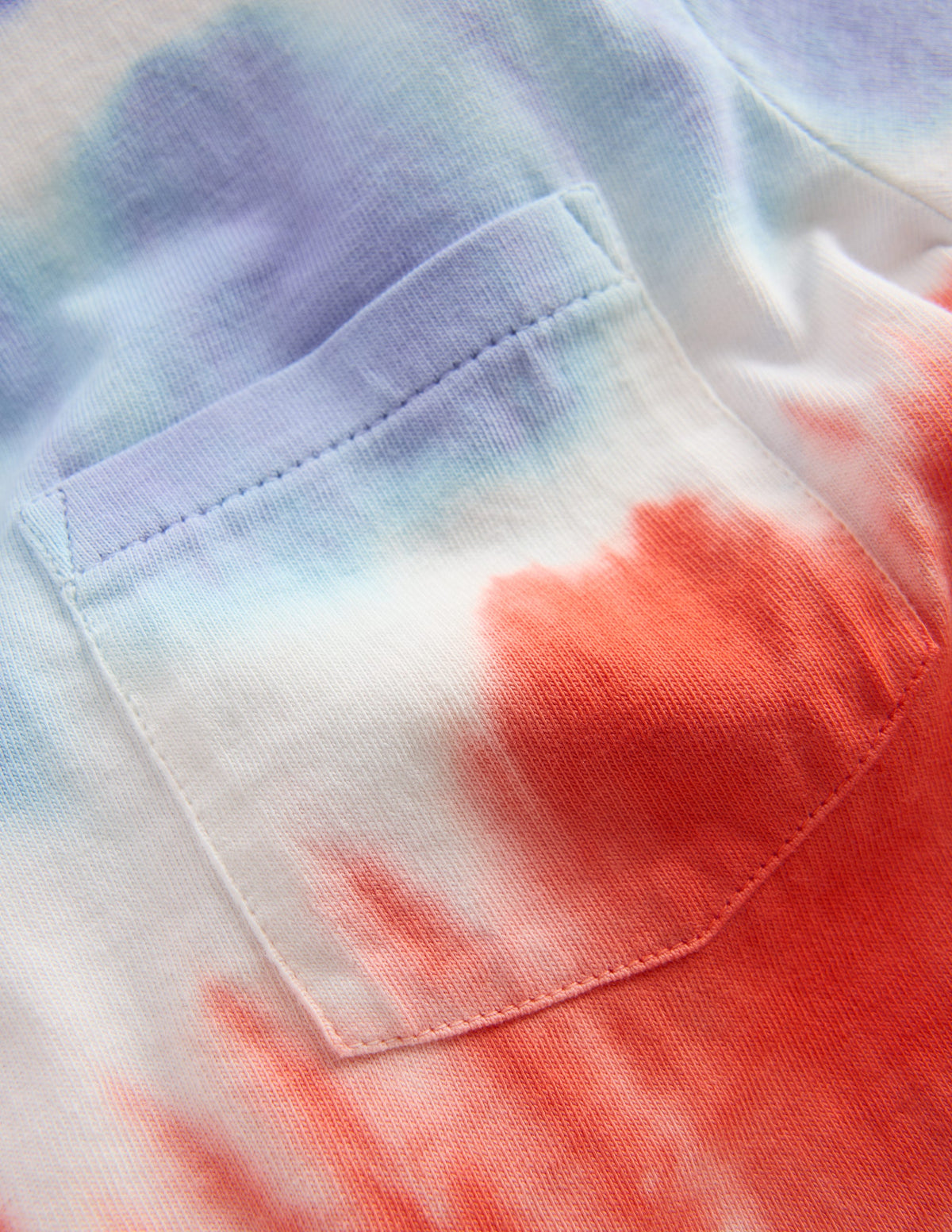 T-Shirt mit Batikmuster-Bunt - Image 4