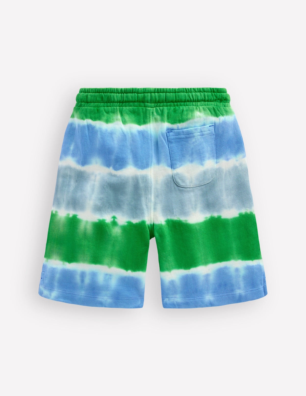 Shorts mit Batikmuster-Grün und Blau - Image 3