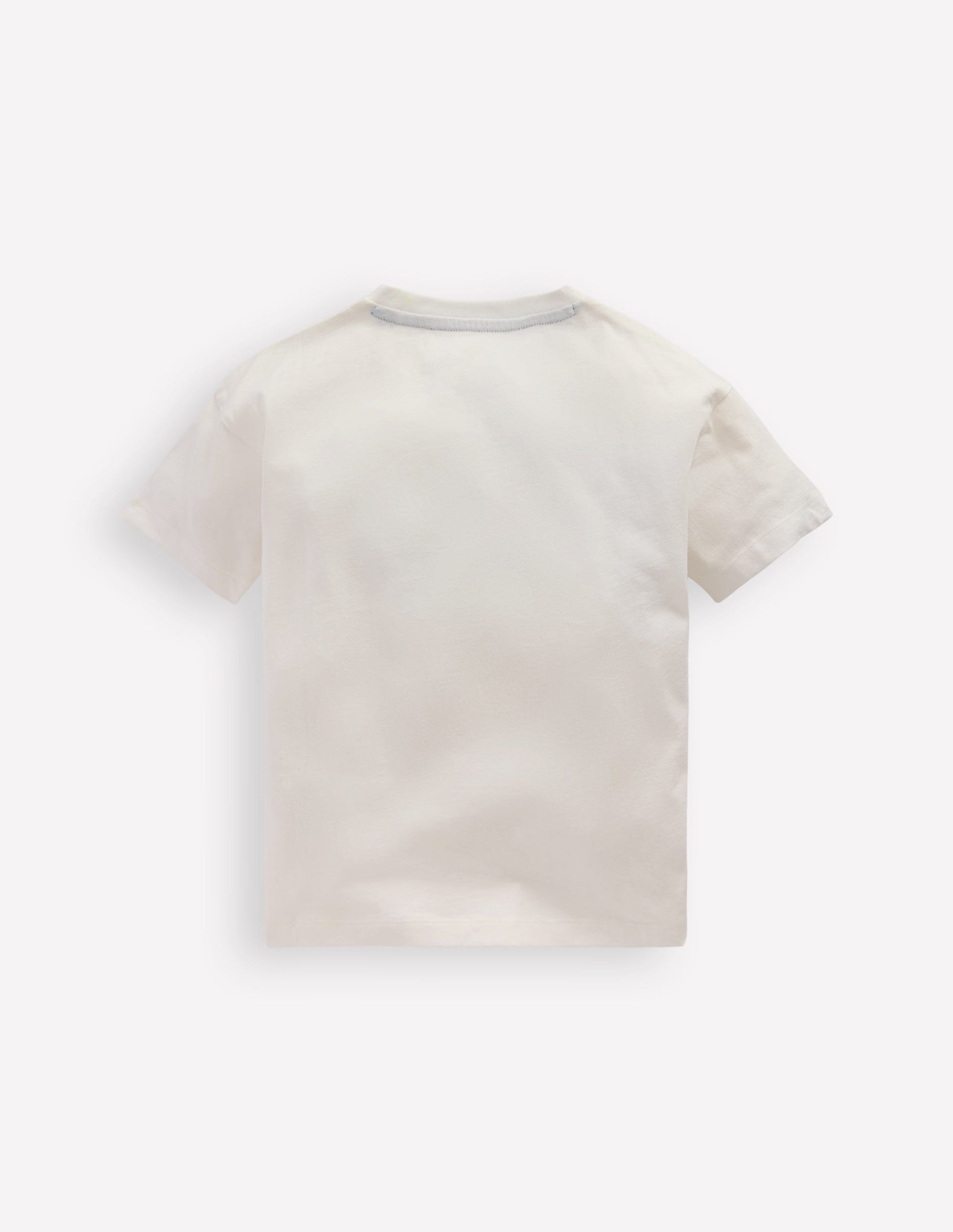 T-shirt à manches courtes et écussons-Sports ivoire doux-2