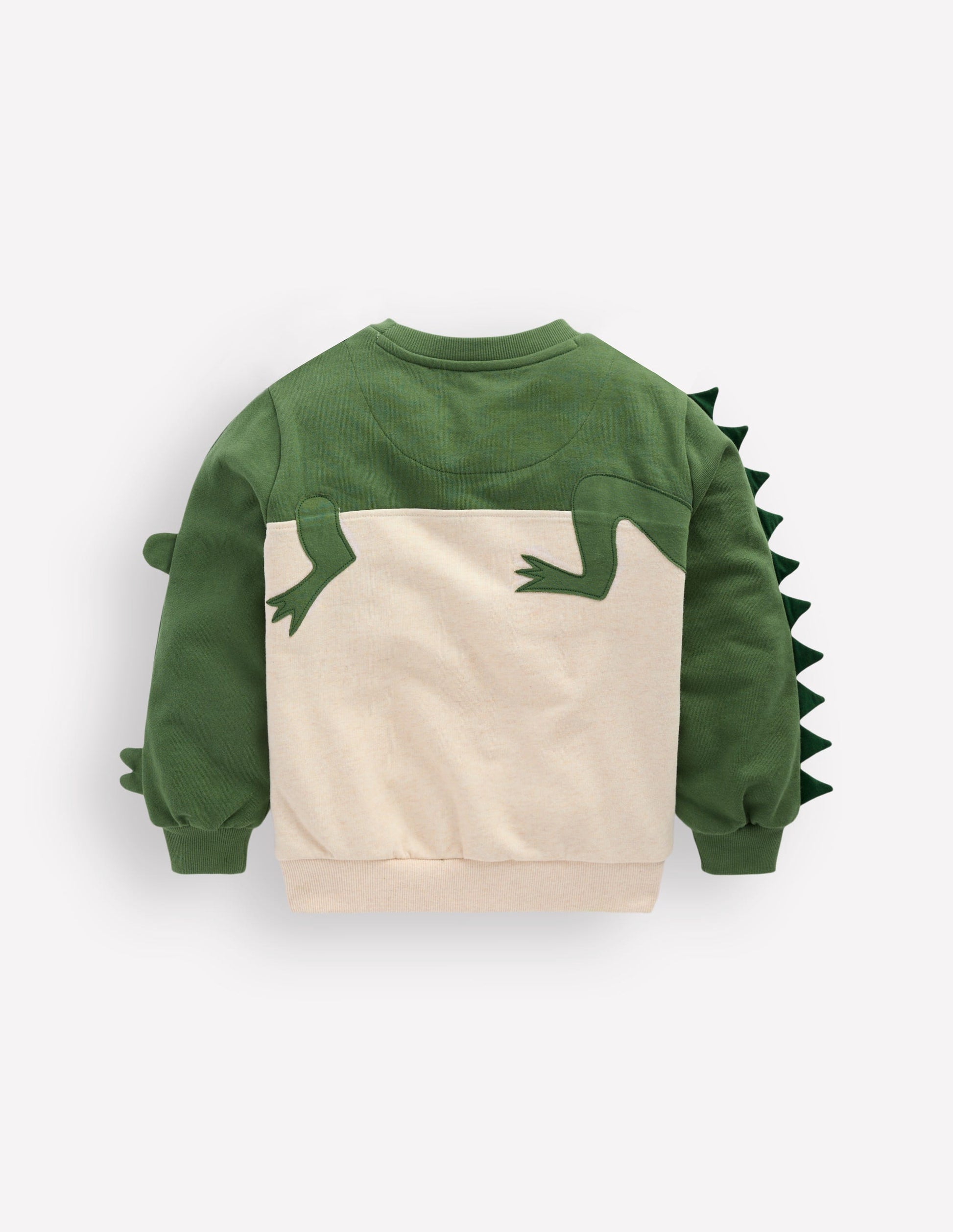 Sweatshirt mit 3D-Tiermuster-Krokodilleder-Optik-2