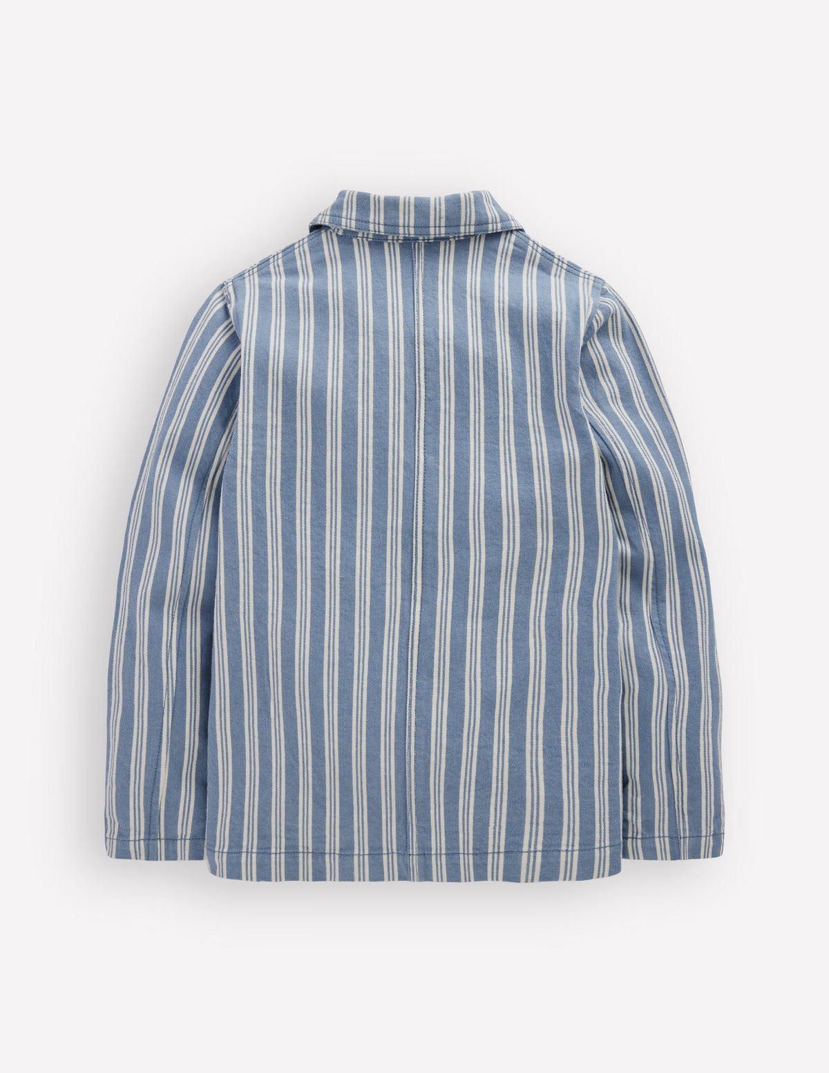 Veste en sergé-Gris rayé-2
