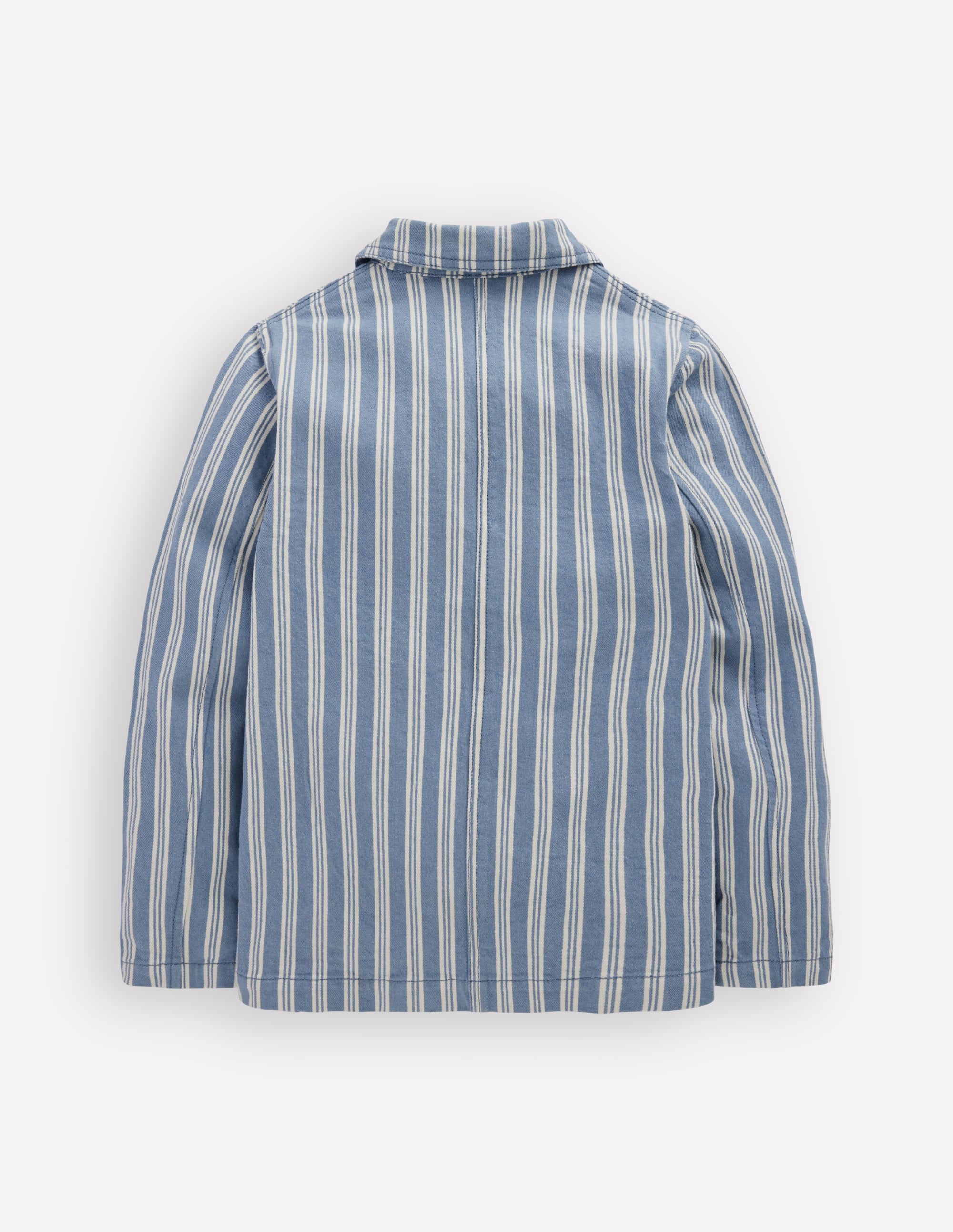 Veste en sergé-Gris rayé - Image 2