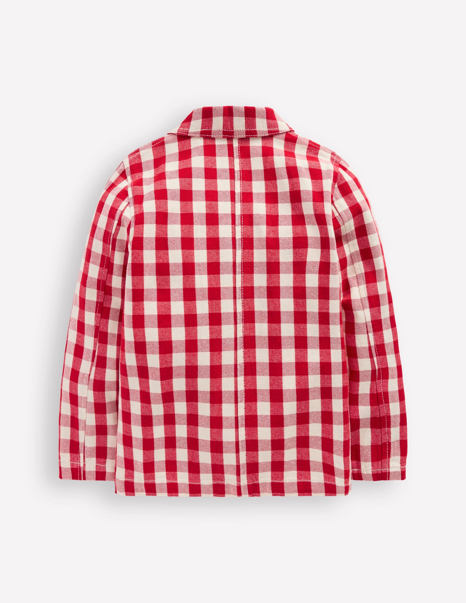 Veste en sergé-Rouge Vichy-3