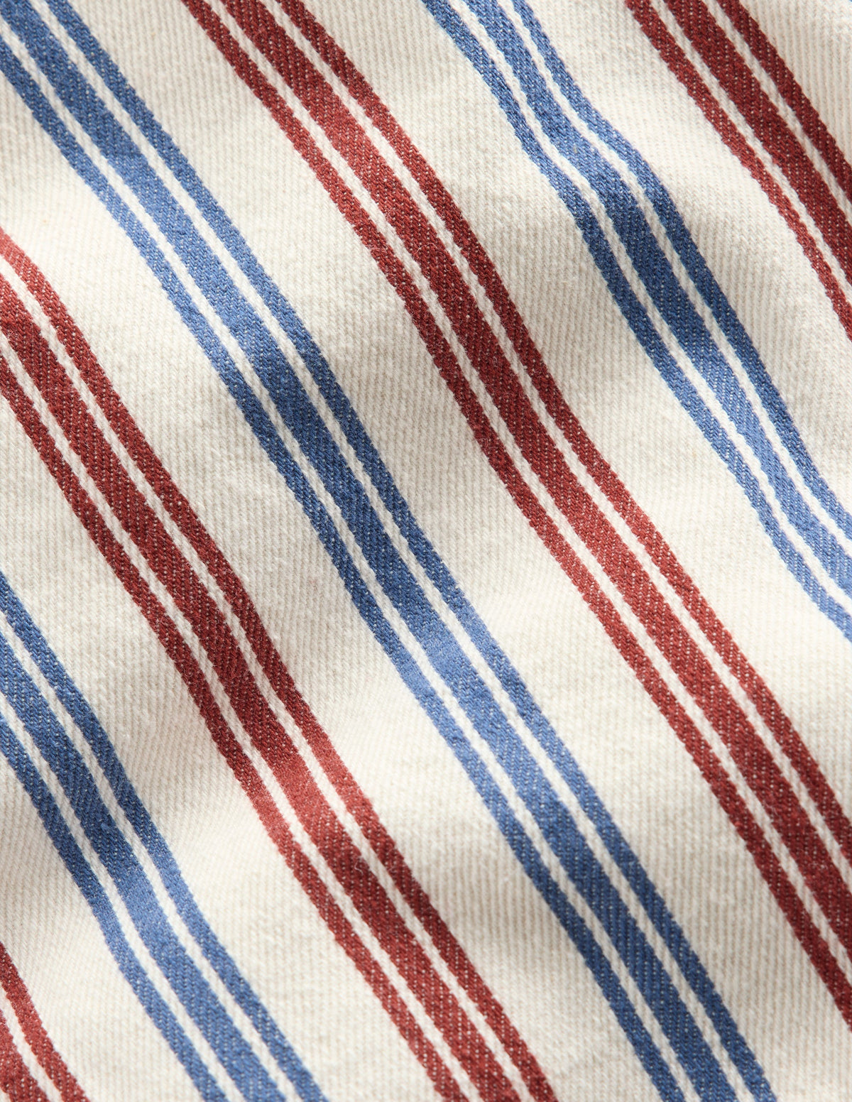 Jean droit décontracté-Rayé bleu et rouge - Image 4