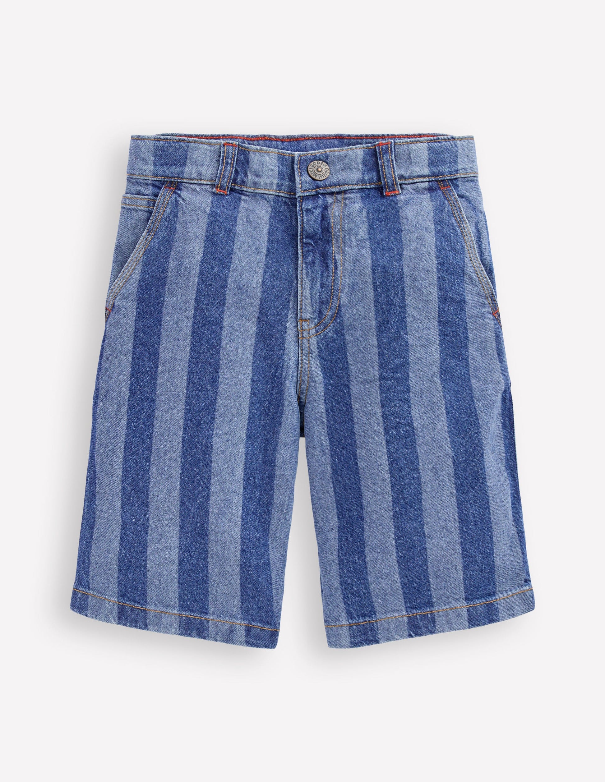 Carpenter-Shorts-Schattenblau Streifen-1