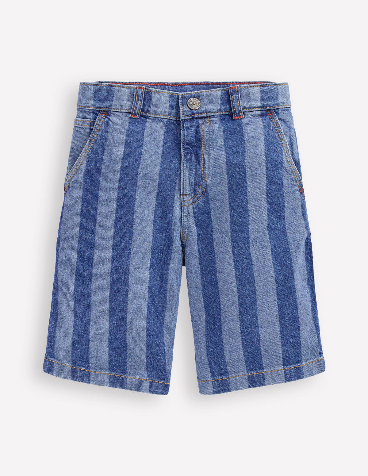 Carpenter-Shorts-Schattenblau Streifen - Image 1