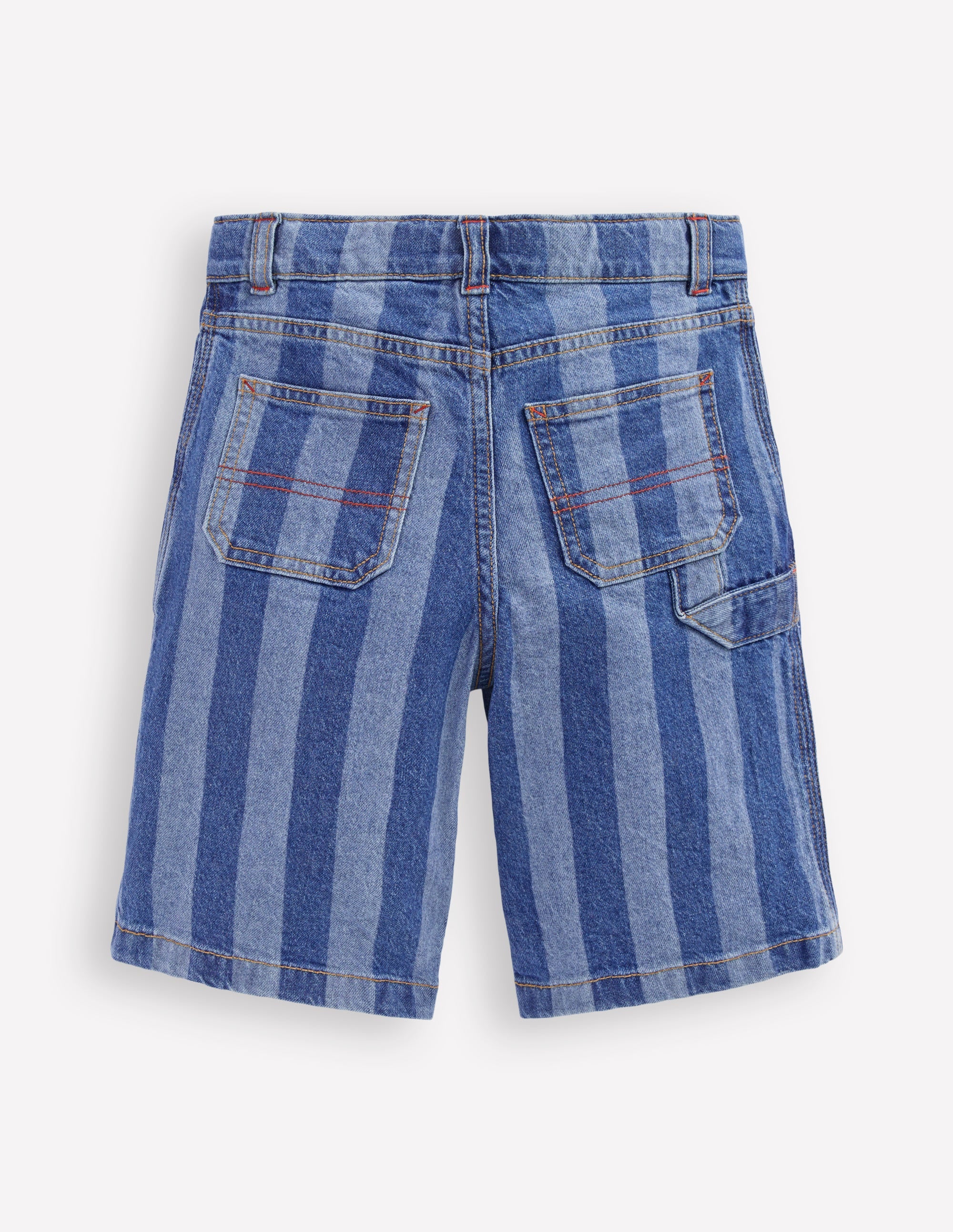 Carpenter-Shorts-Schattenblau Streifen - Image 2