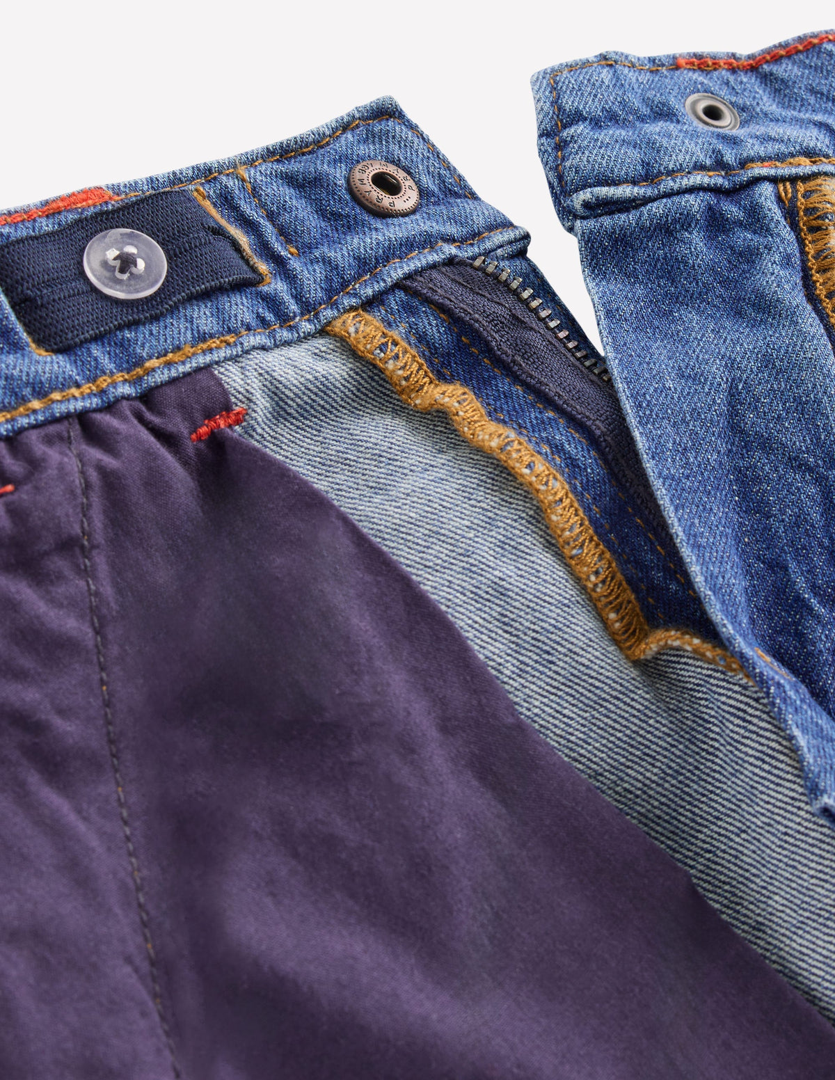 Carpenter-Shorts-Schattenblau Streifen - Image 4
