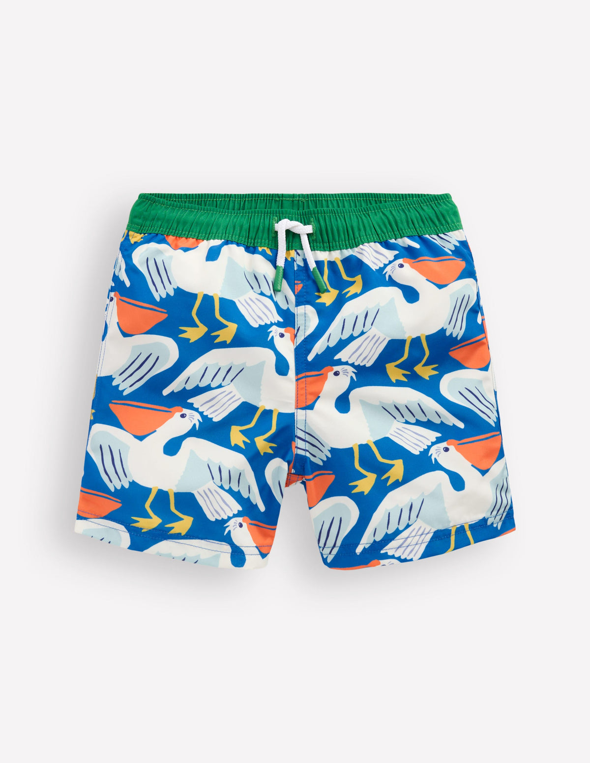 Badeshorts-Eisvogelblau Pelikane - Image 1