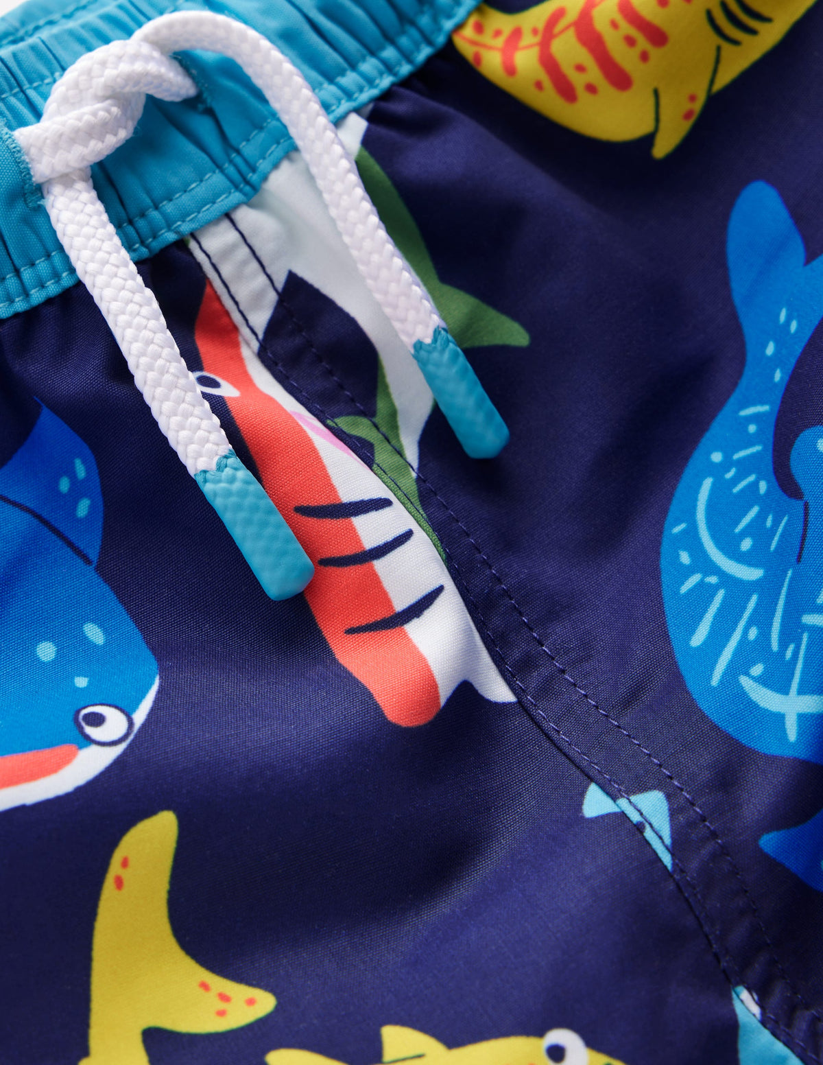 Badeshorts-Schuluniform-Navy, Haie - Image 3