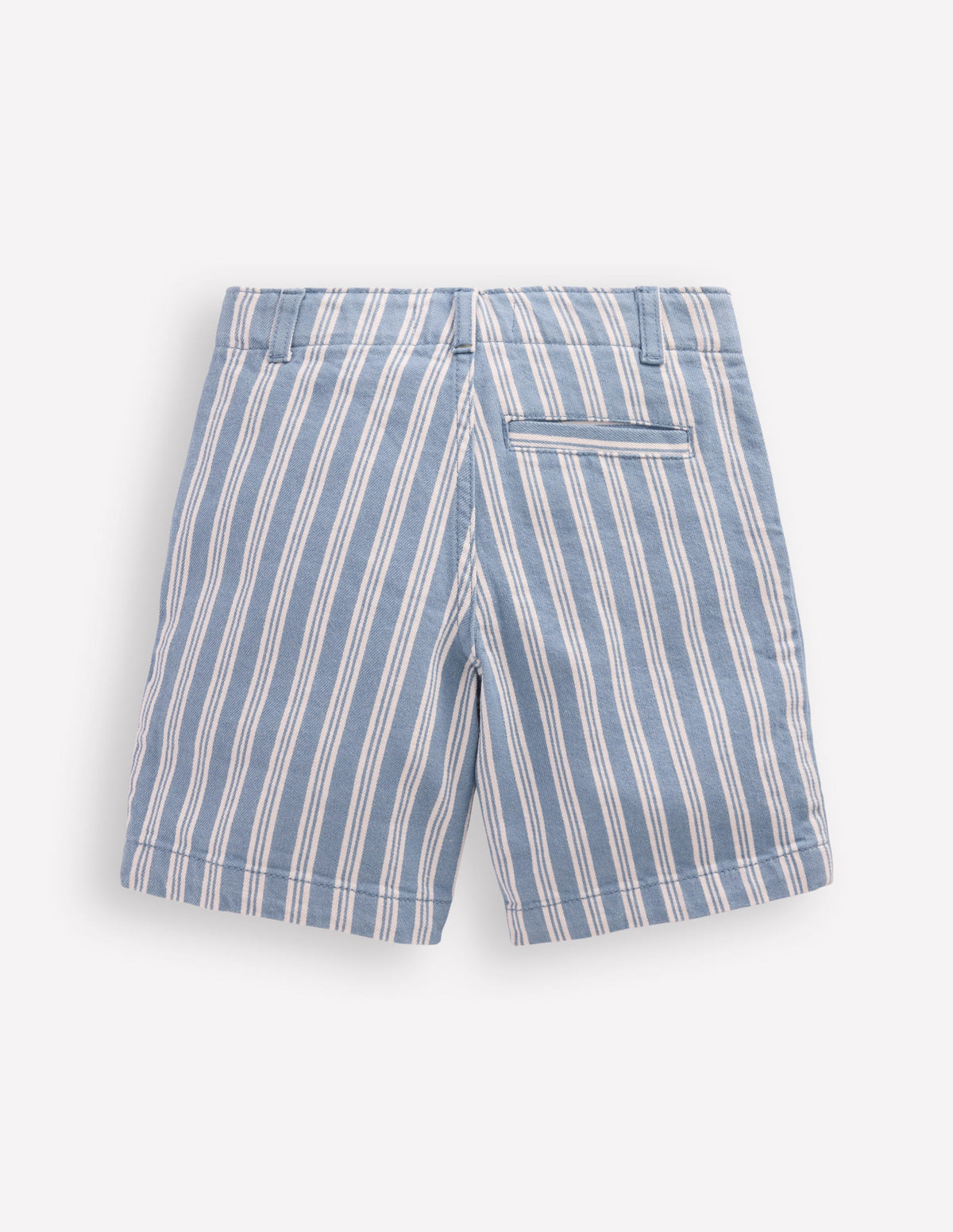Elegante Shorts-Hellblau Streifen-4