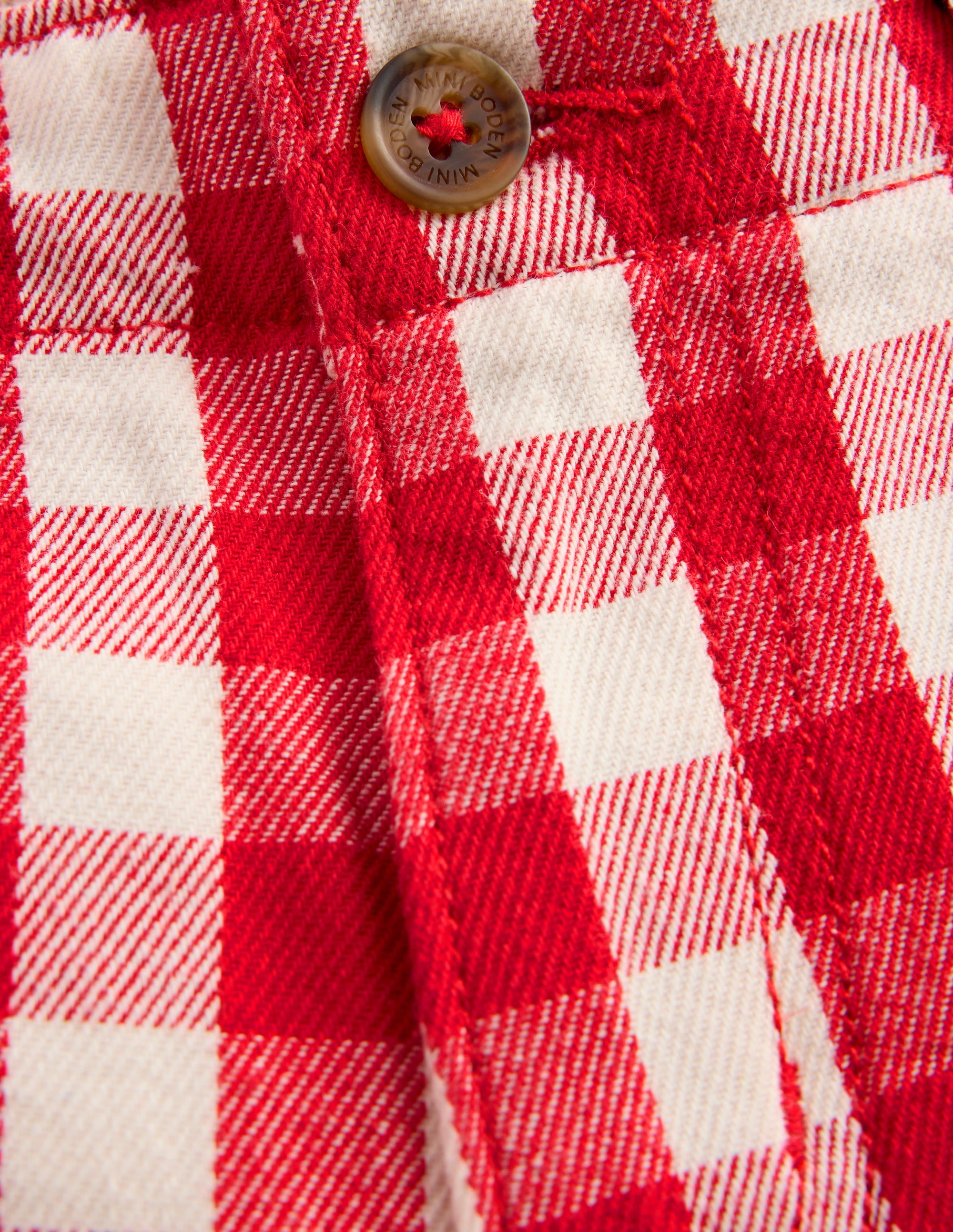 Elegante Shorts-Rot Vichy - Image 3