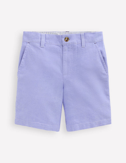 Klassische Chino-Shorts-Oxford-Blau