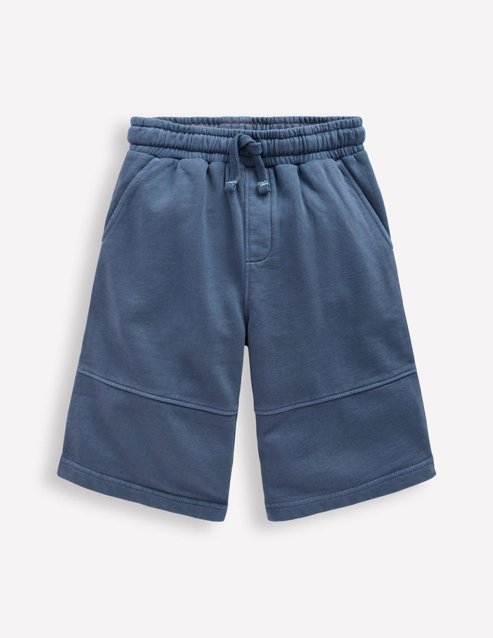 Stückgefärbte Bermudashorts-Marineblau