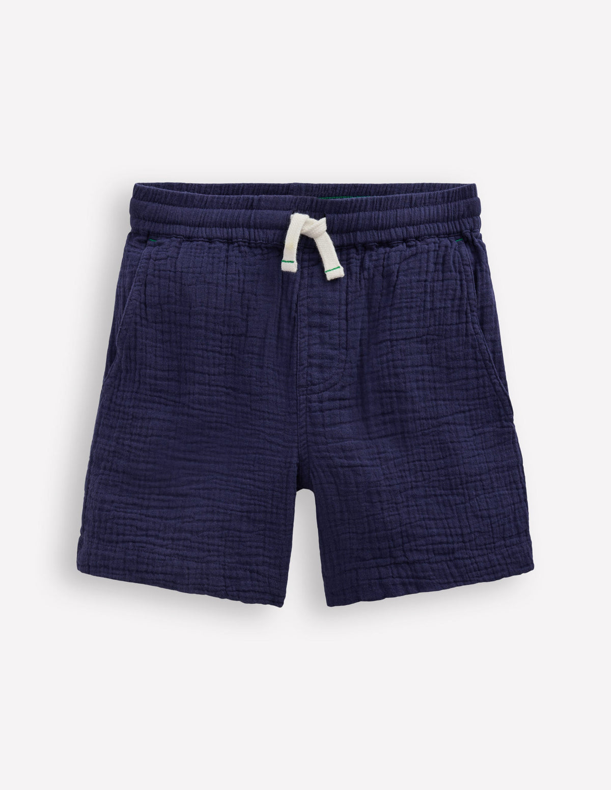 Doppeltuch-Shorts-Marineblau-2