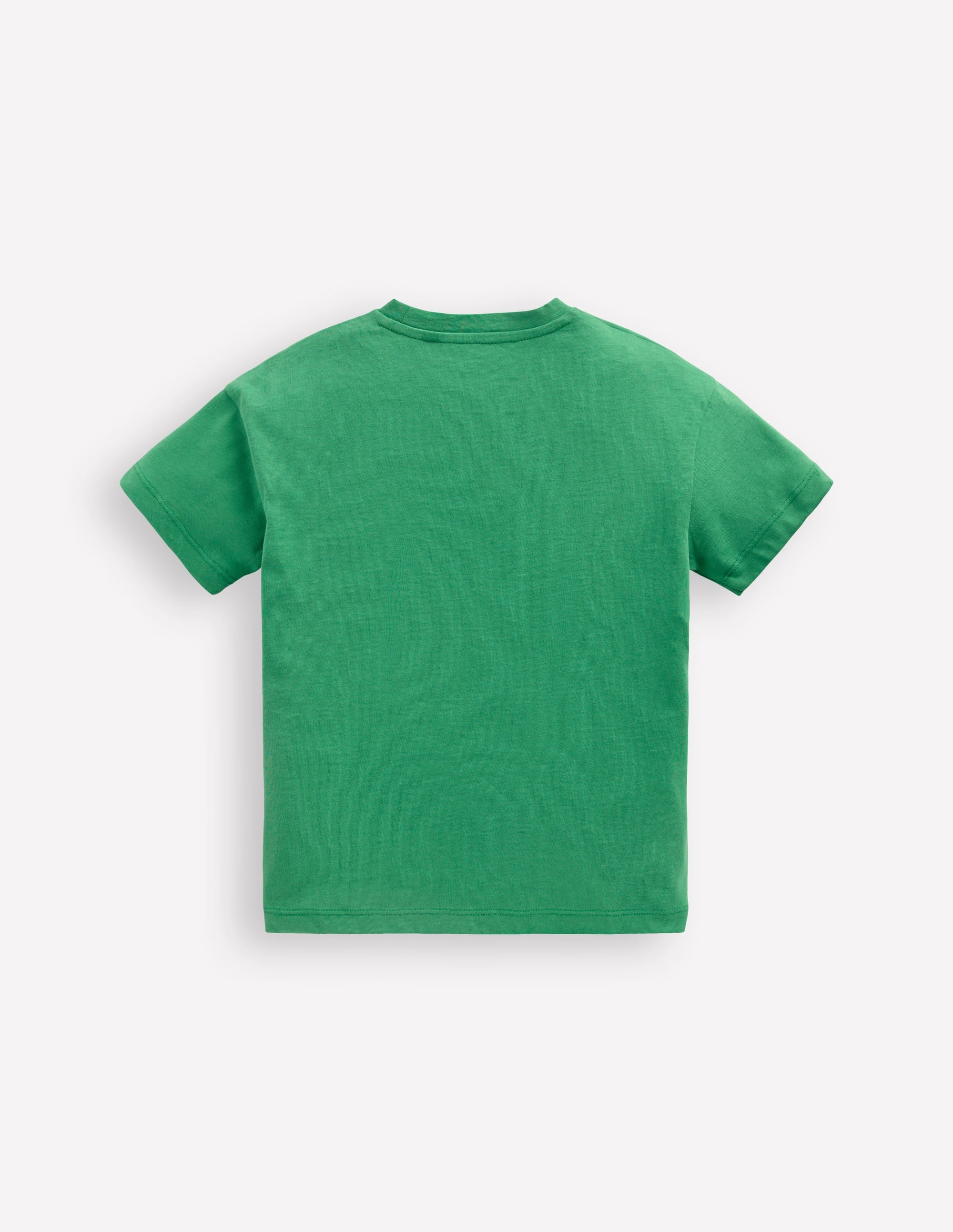 Lockeres T-Shirt mit Sportgrafik-Sattes Smaragdgrün Cricket - Image 2