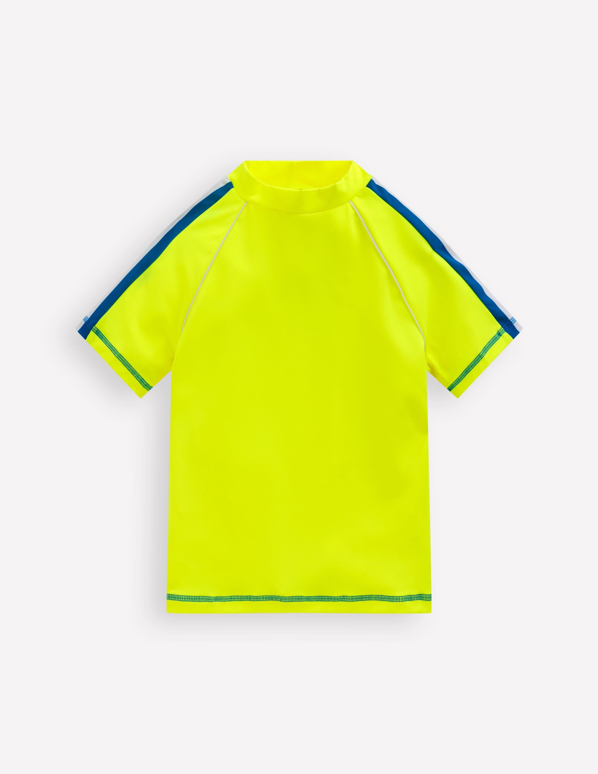 Short Sleeve Rash Vest-Acid Yellow - Image 1