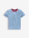 Mittelschweres T-Shirt-Gletscherblau