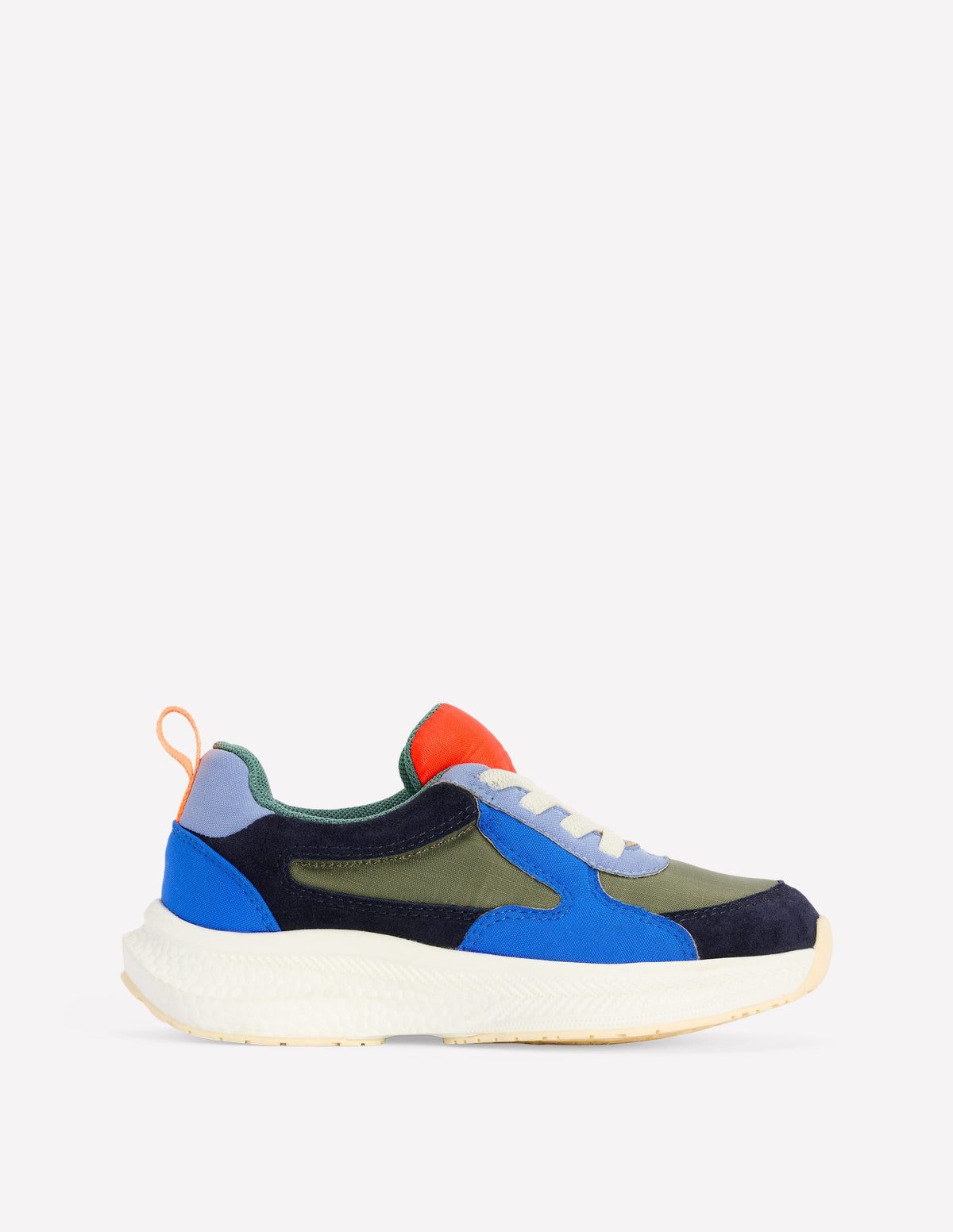 Sneaker mit breiter Sohle in Blockfarben-Blockfarben - Image 1