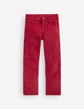 Klassische Cordhose-Erdiges Rot