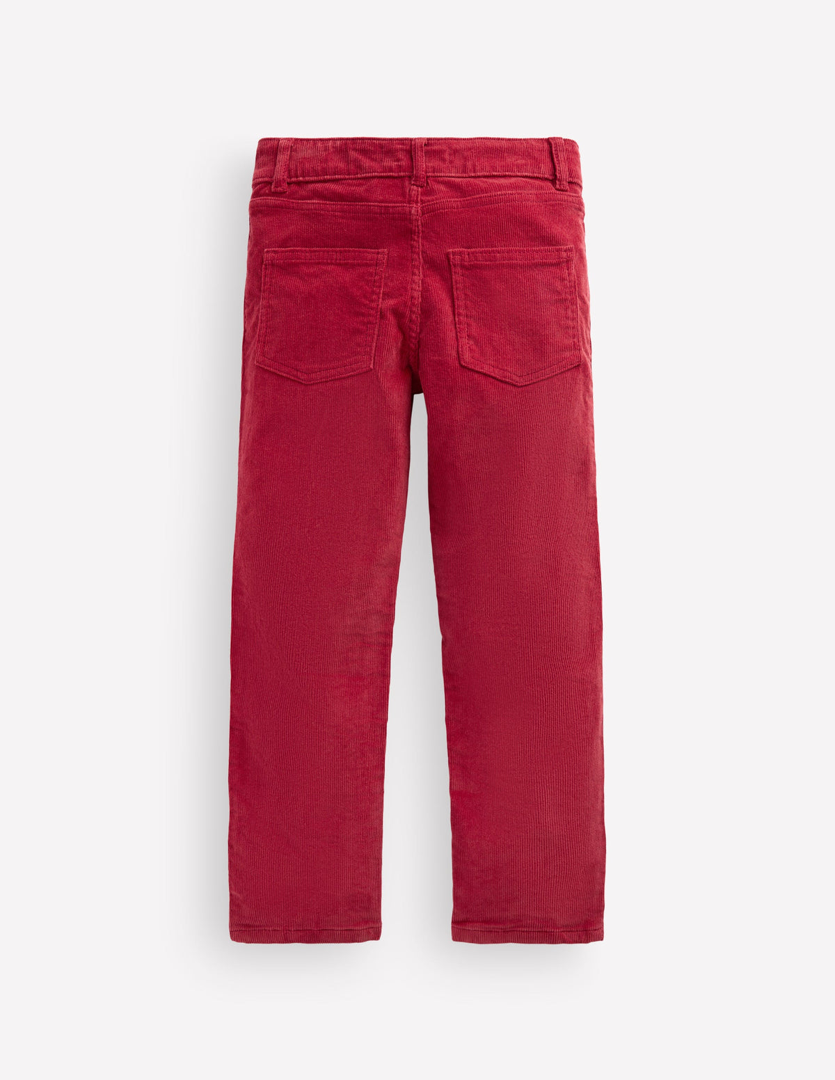 Klassische Cordhose-Erdiges Rot-2