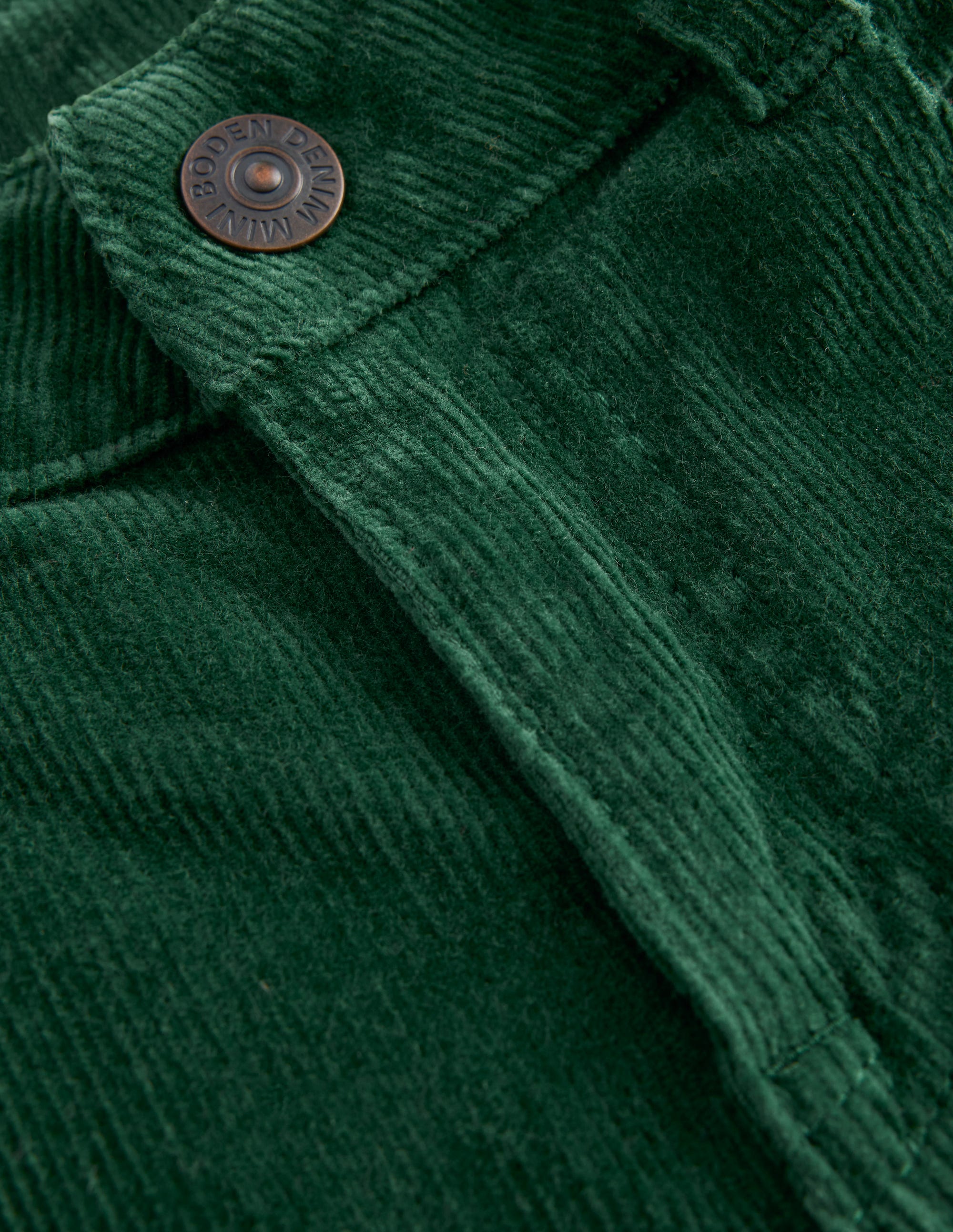 Classic Slim Cord Trousers-Dark Green - Image 4