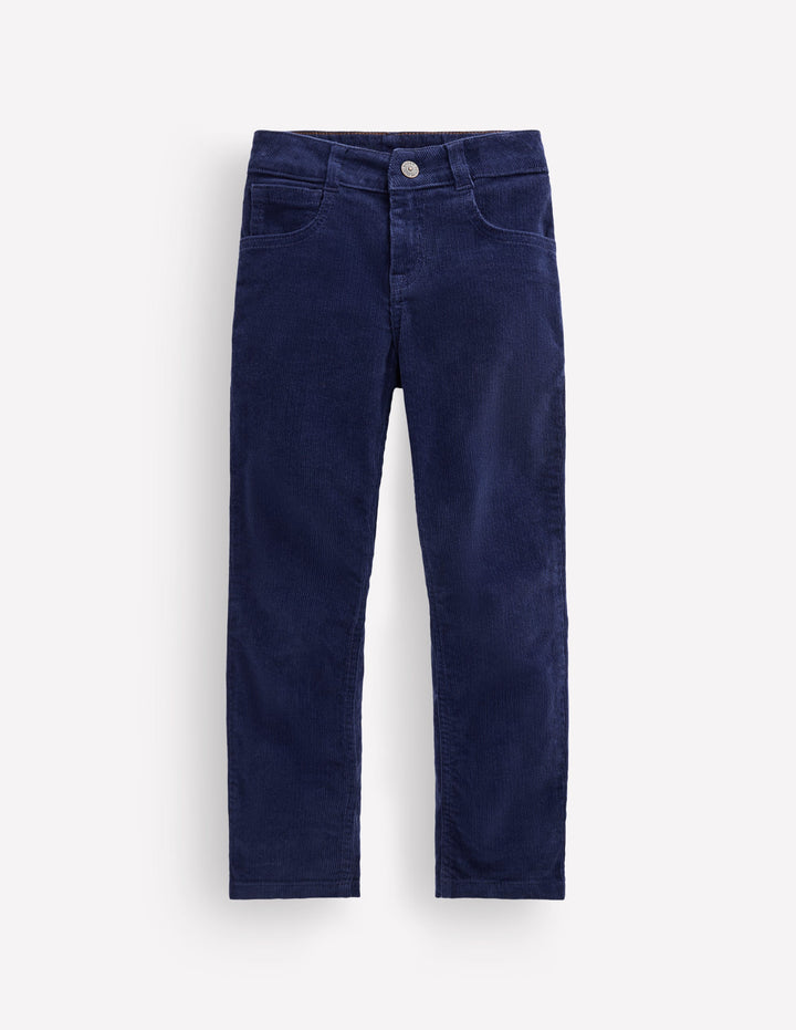 Klassische Cordhose-Schuluniform-Marineblau