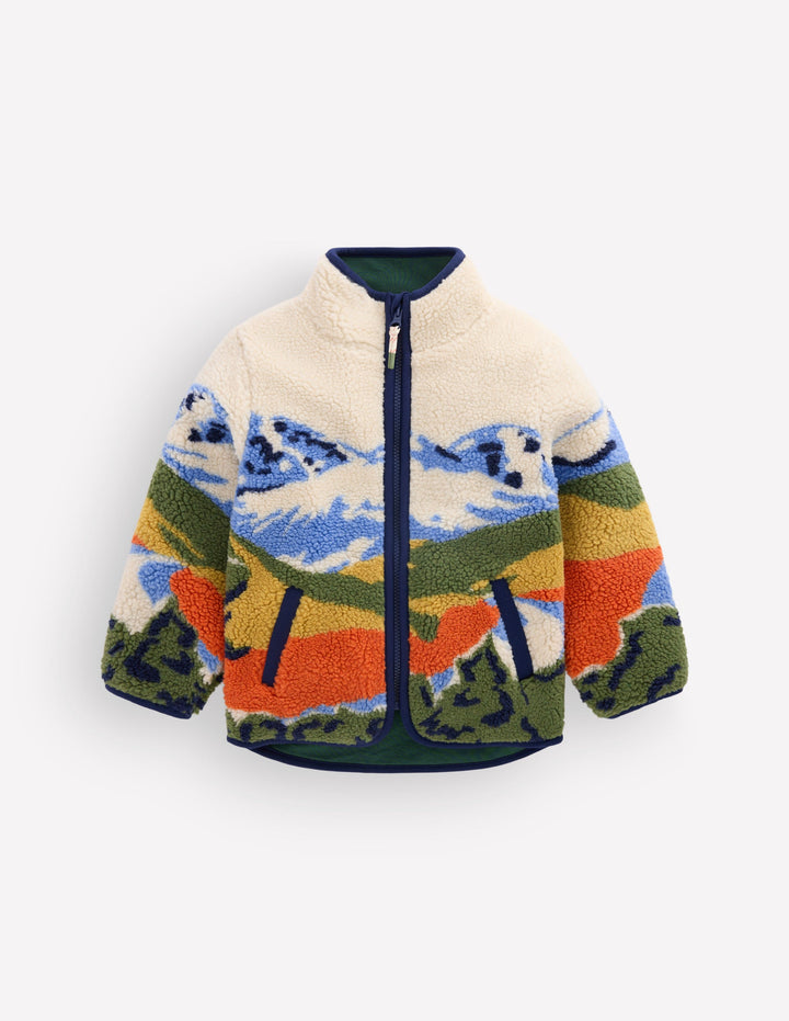 Veste douillette en borg-Paysage en borg