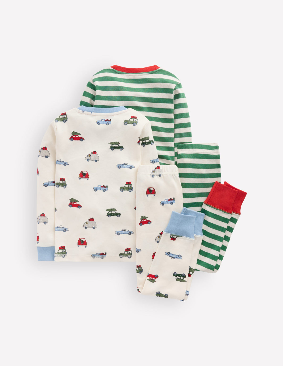 2 pyjamas douillets-Voitures festives-9