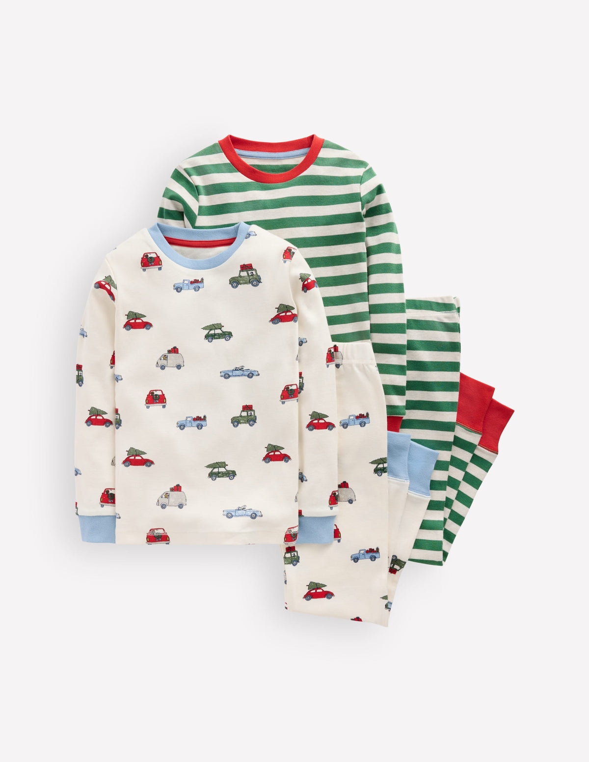 2 pyjamas douillets-Voitures festives-8