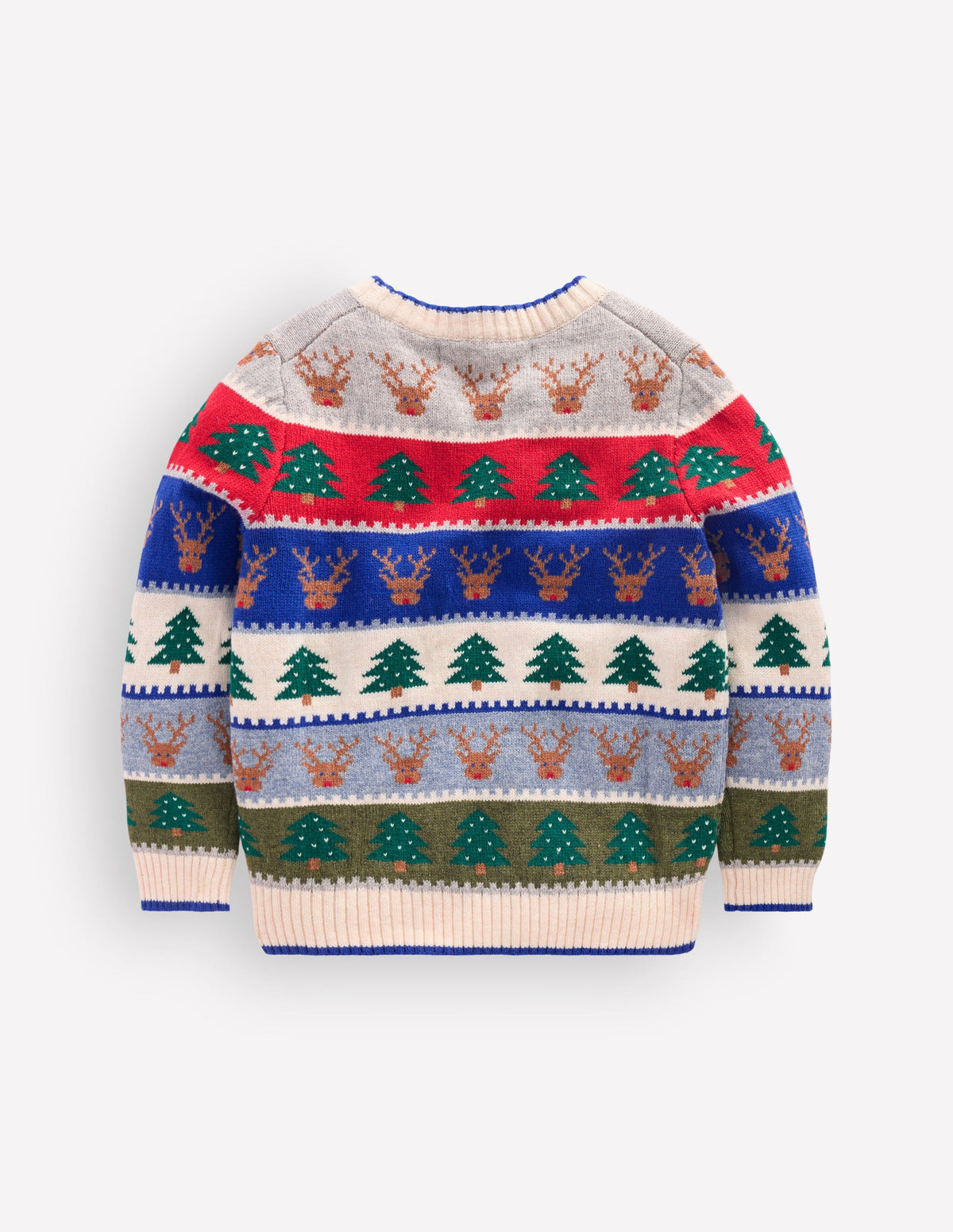 Fair-Isle-Pullover-Bunt, Weihnachtsmotiv - Image 2