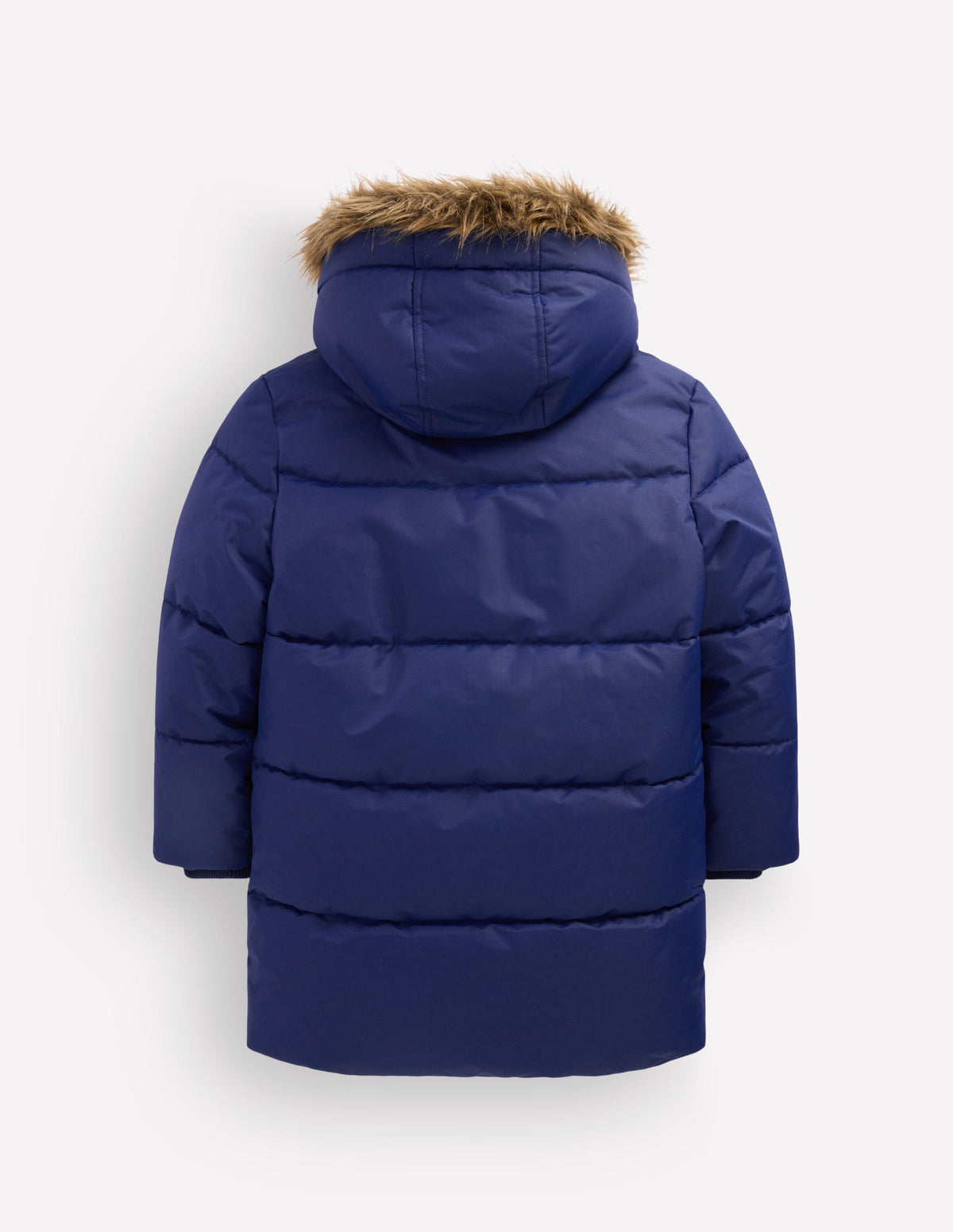 Wattierter Mantel mit Fleecefutter-Schuluniform-Marineblau - Image 5