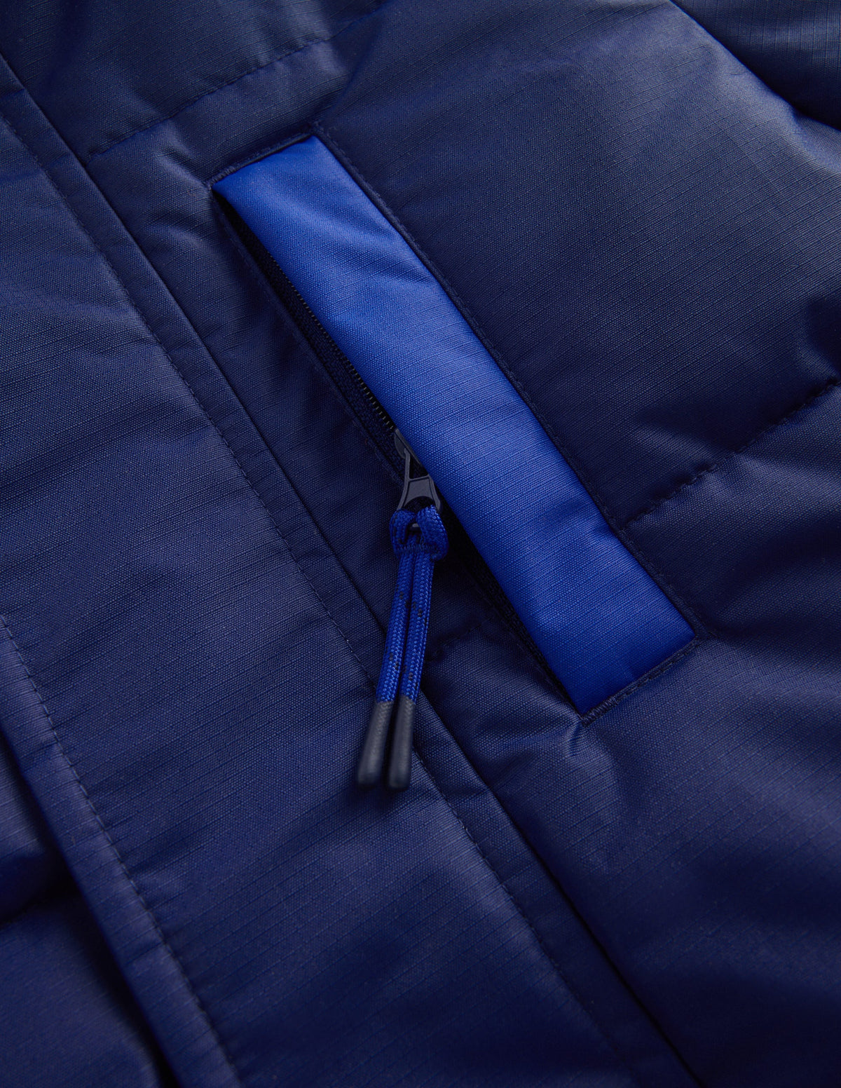 Wattierter Mantel mit Fleecefutter-Schuluniform-Marineblau - Image 6