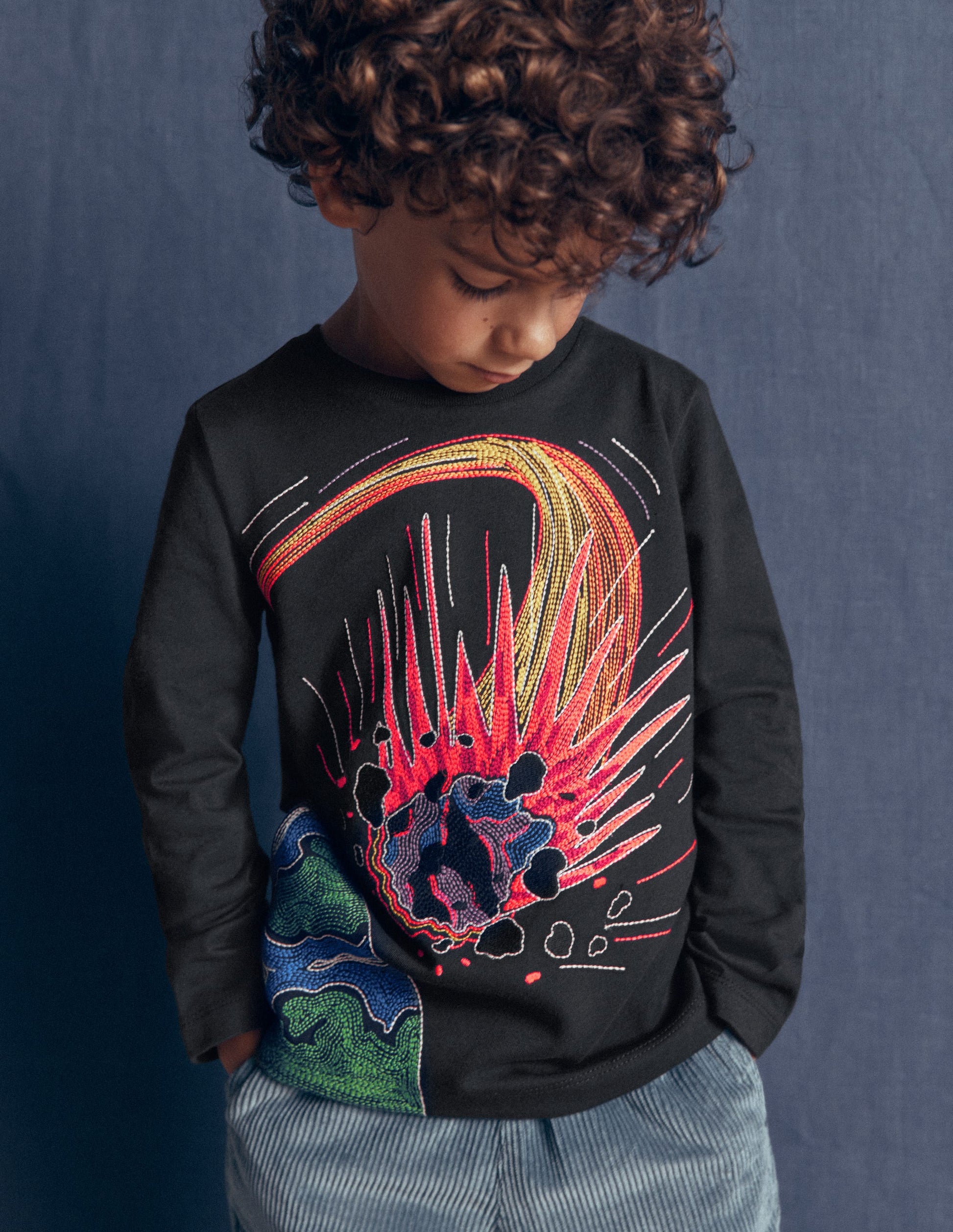 Im Dunkeln leuchtendes T-Shirt mit Superstitch-PHANTOMKOMET-1