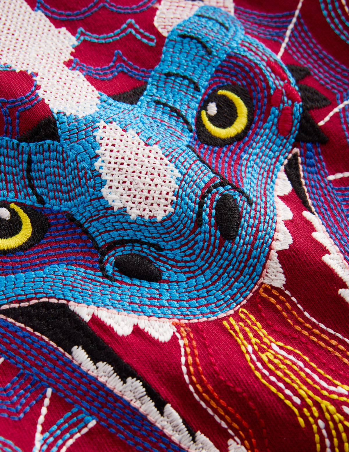 Im Dunkeln leuchtendes T-Shirt mit Superstitch-Kastanie Drache - Image 3