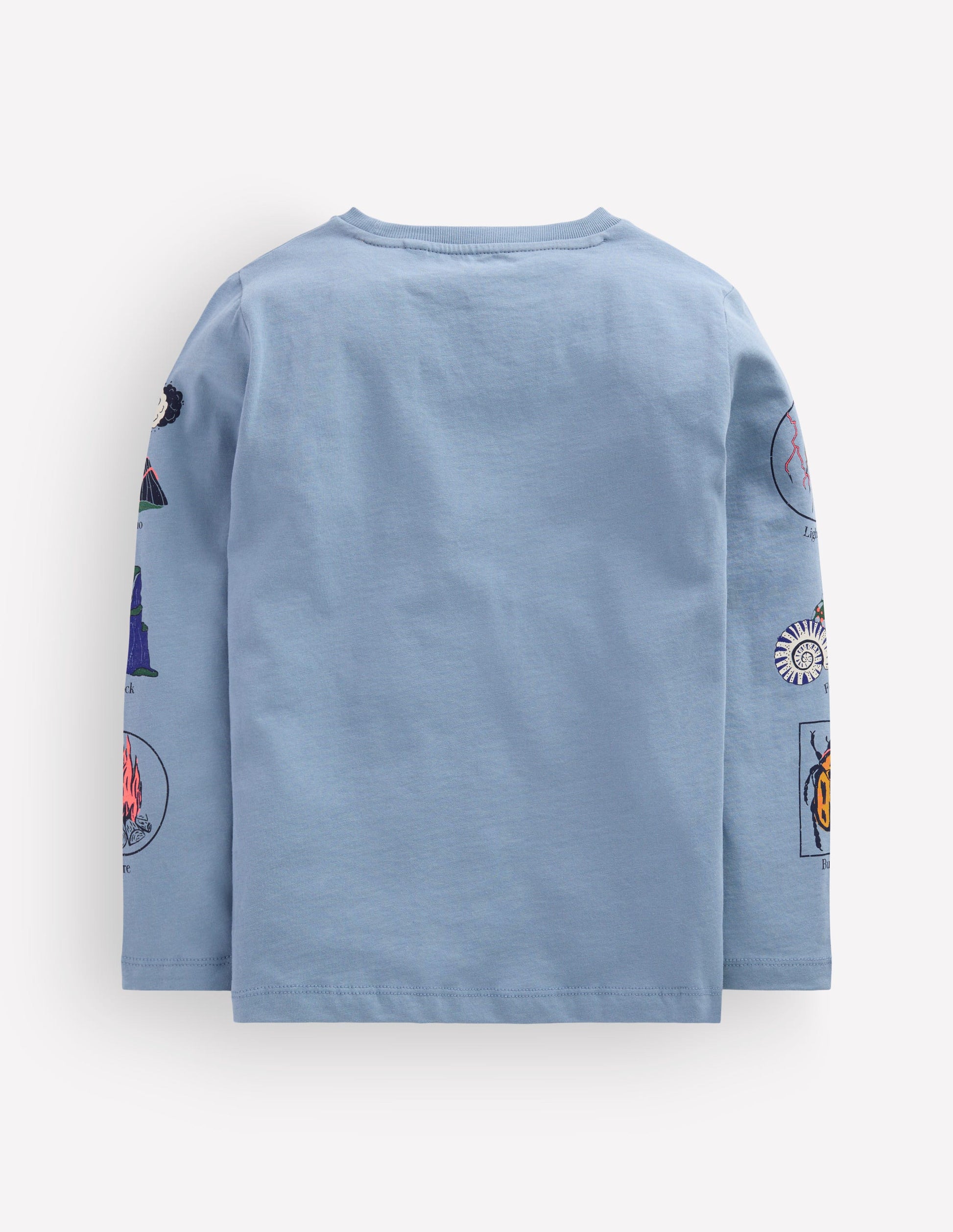 Im Dunkeln leuchtendes Langarmshirt-Französisches Blau, Landschaften-4
