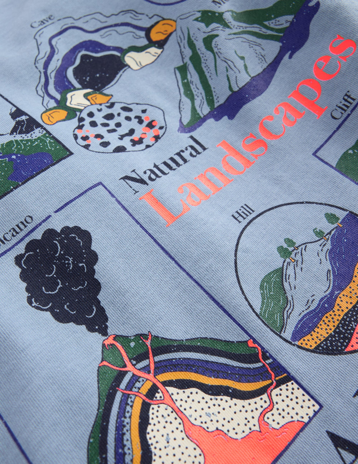 Im Dunkeln leuchtendes Langarmshirt-Französisches Blau, Landschaften - Image 5
