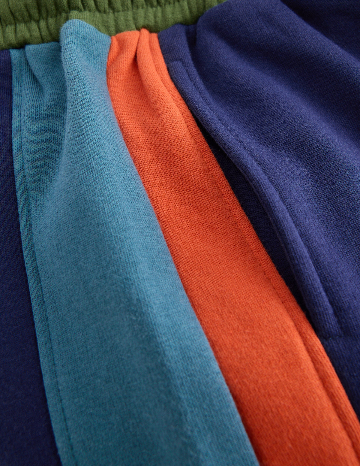 Jogginghose in Blockfarben mit Bündchen-Graublau - Image 3
